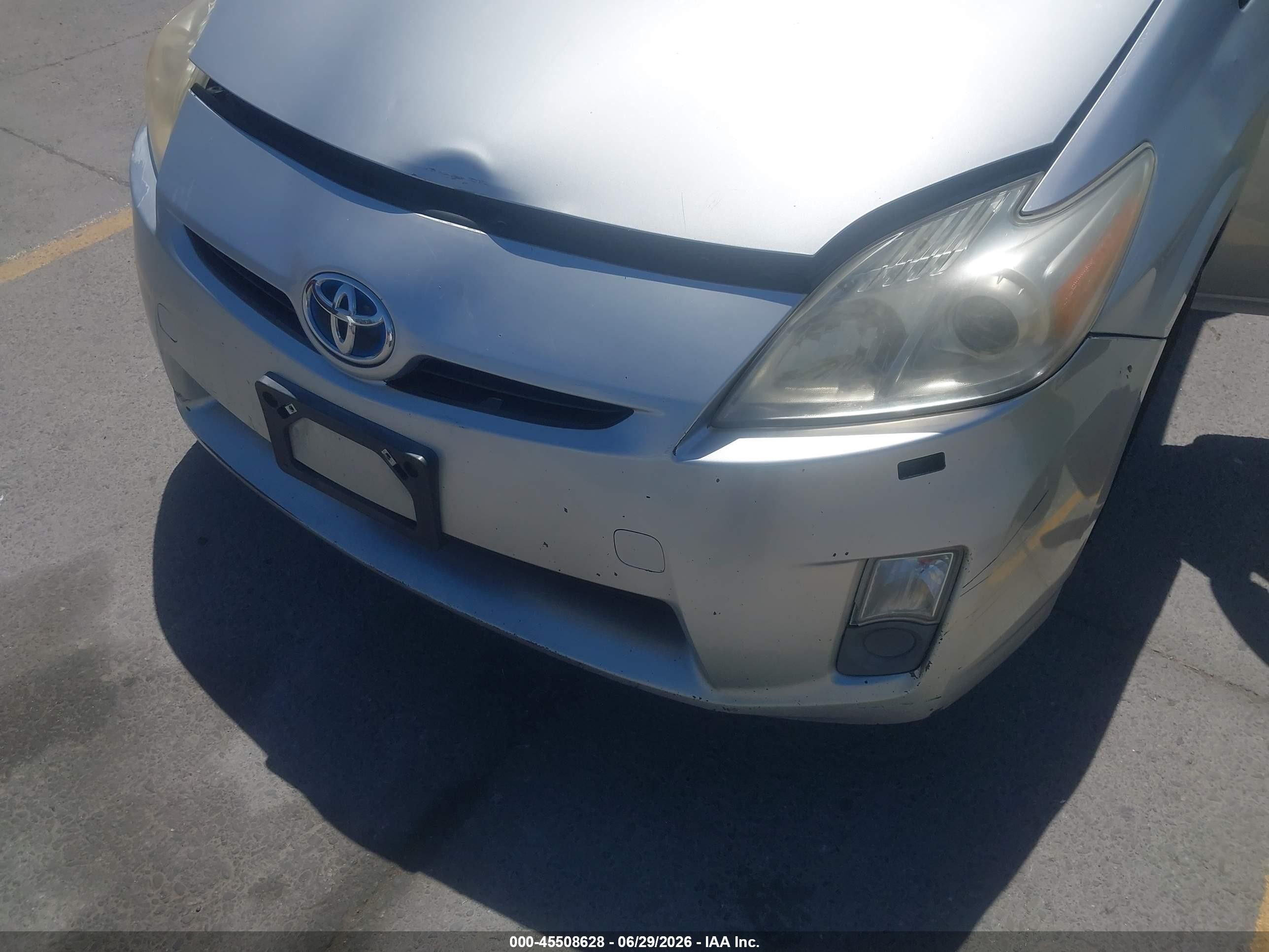 2010 Toyota Prius Ii Silver vin: JTDKN3DU2A0236725