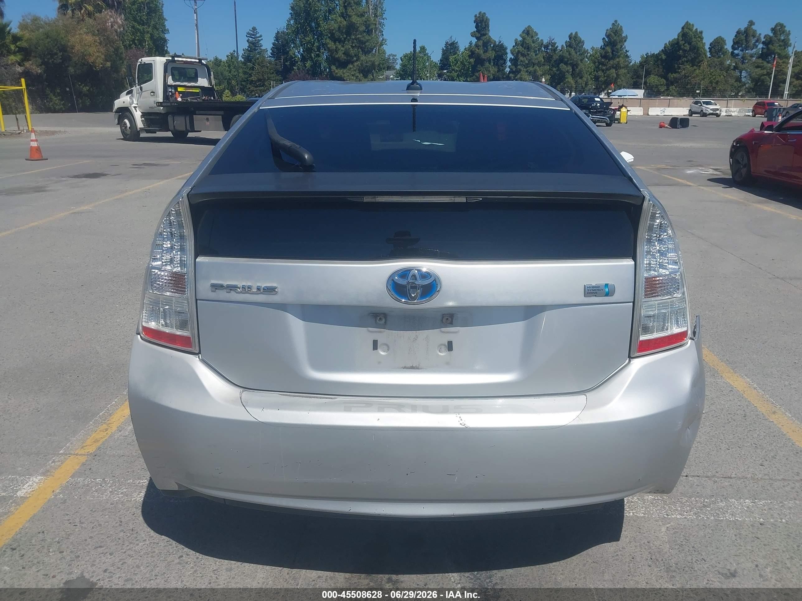 2010 Toyota Prius Ii Silver vin: JTDKN3DU2A0236725