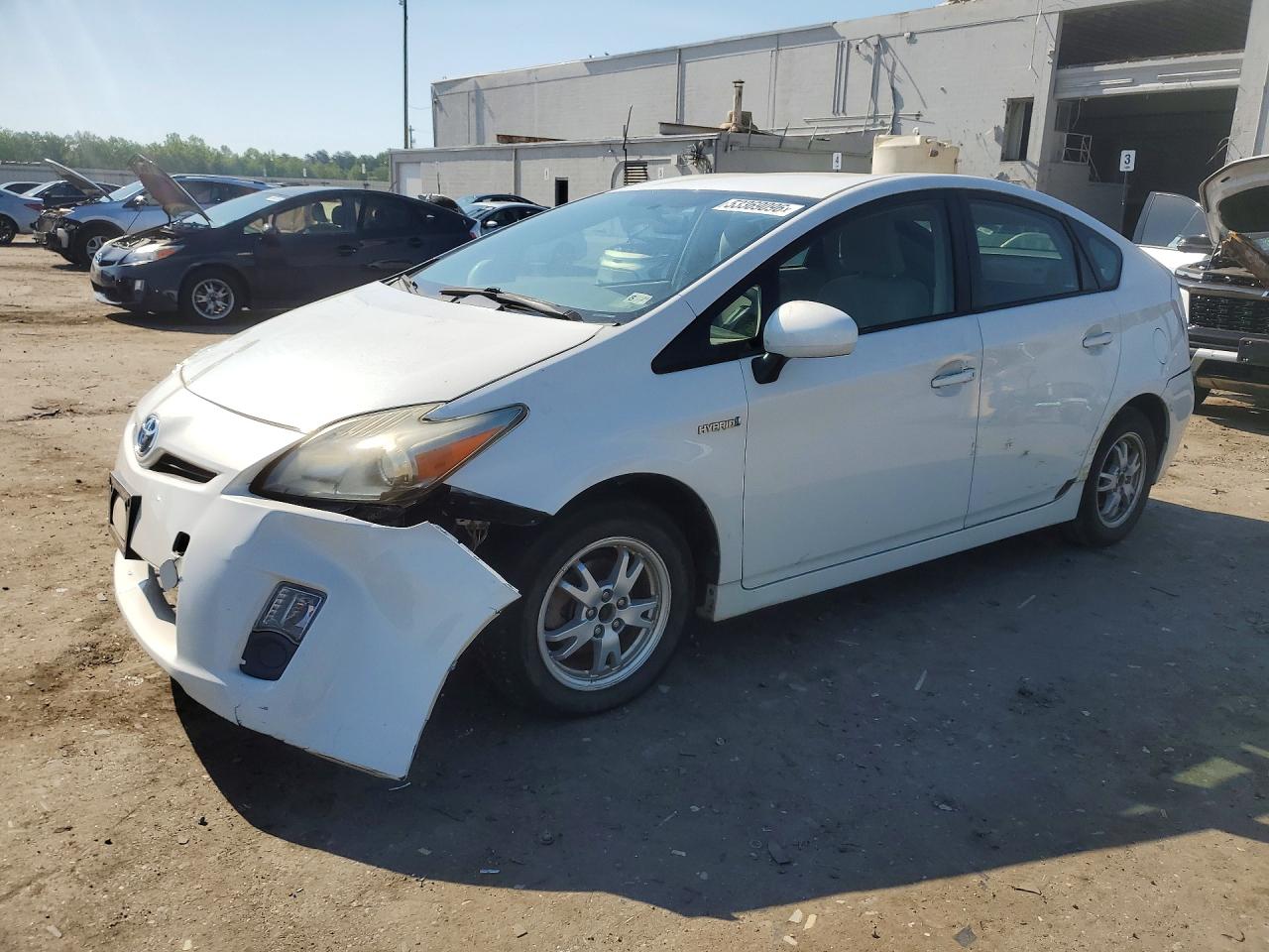 2010 Toyota Prius Iii White vin: JTDKN3DU2A0239074