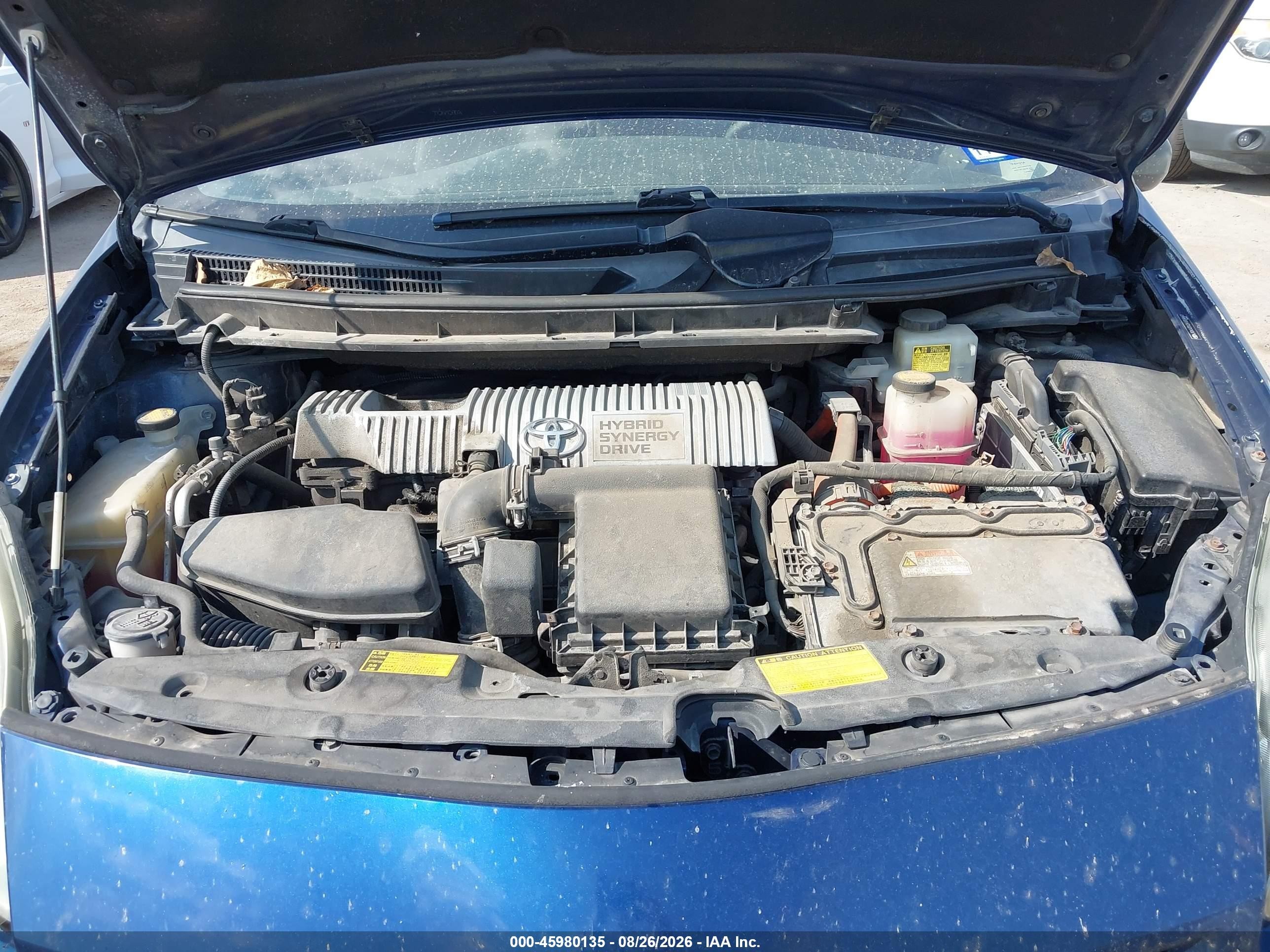 2010 Toyota Prius Iii Blue vin: JTDKN3DU2A1004667