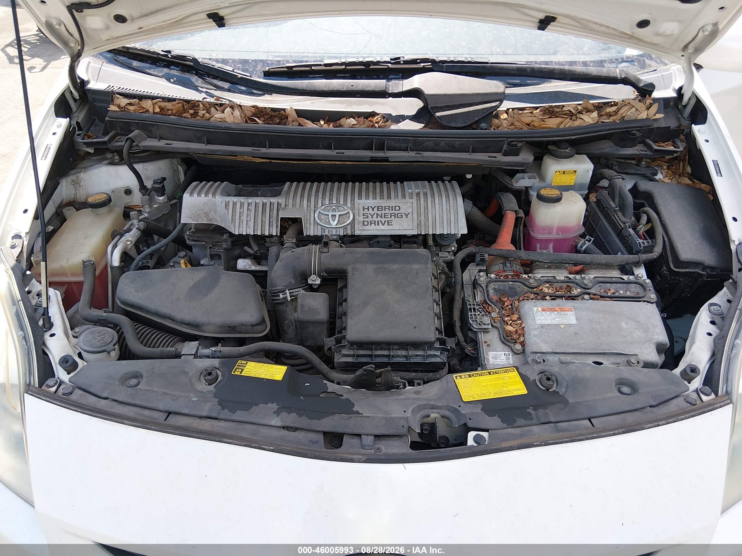 2010 Toyota Prius V White vin: JTDKN3DU2A1298782