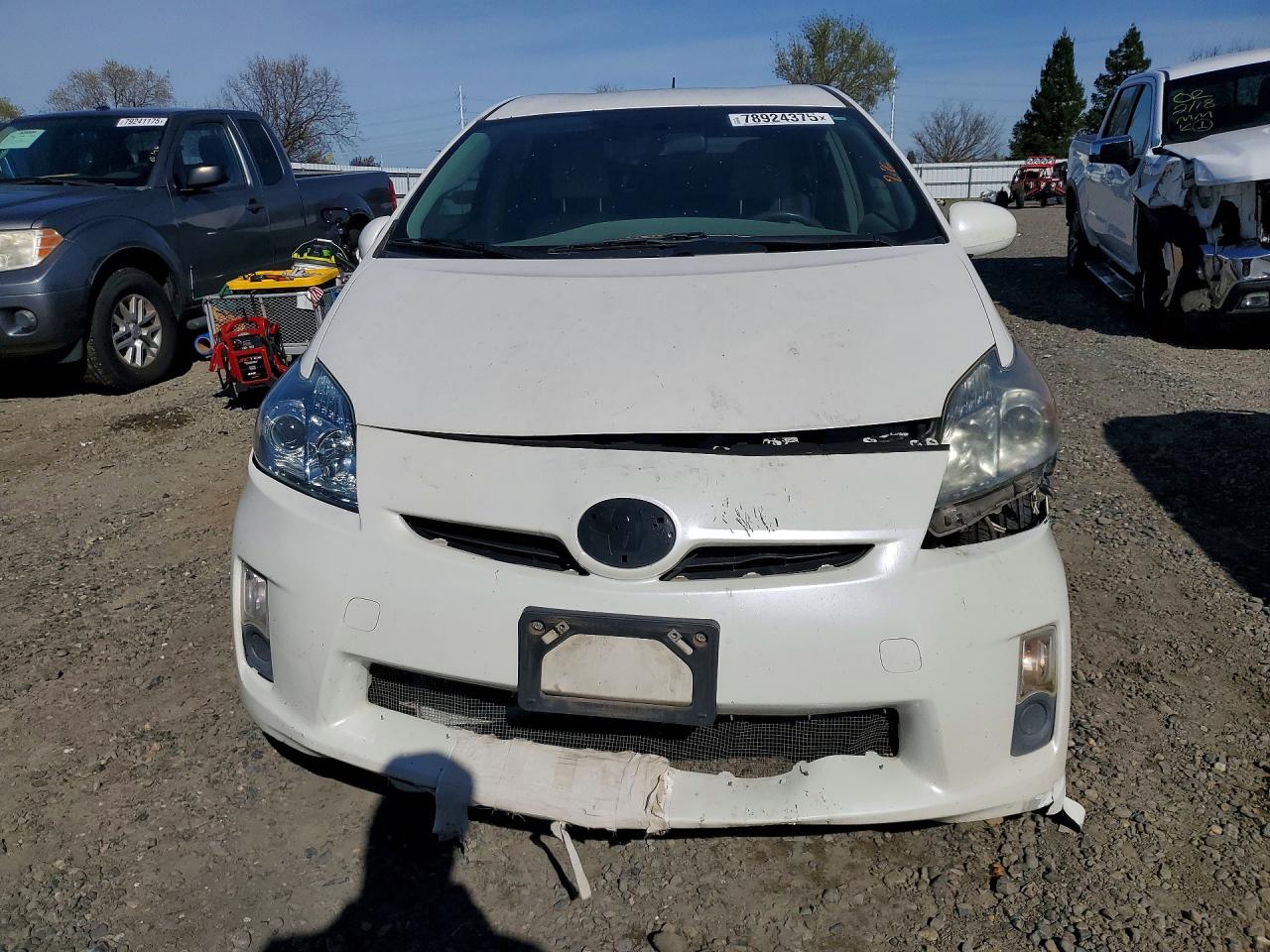 2010 Toyota Prius Iii White vin: JTDKN3DU2A5174925