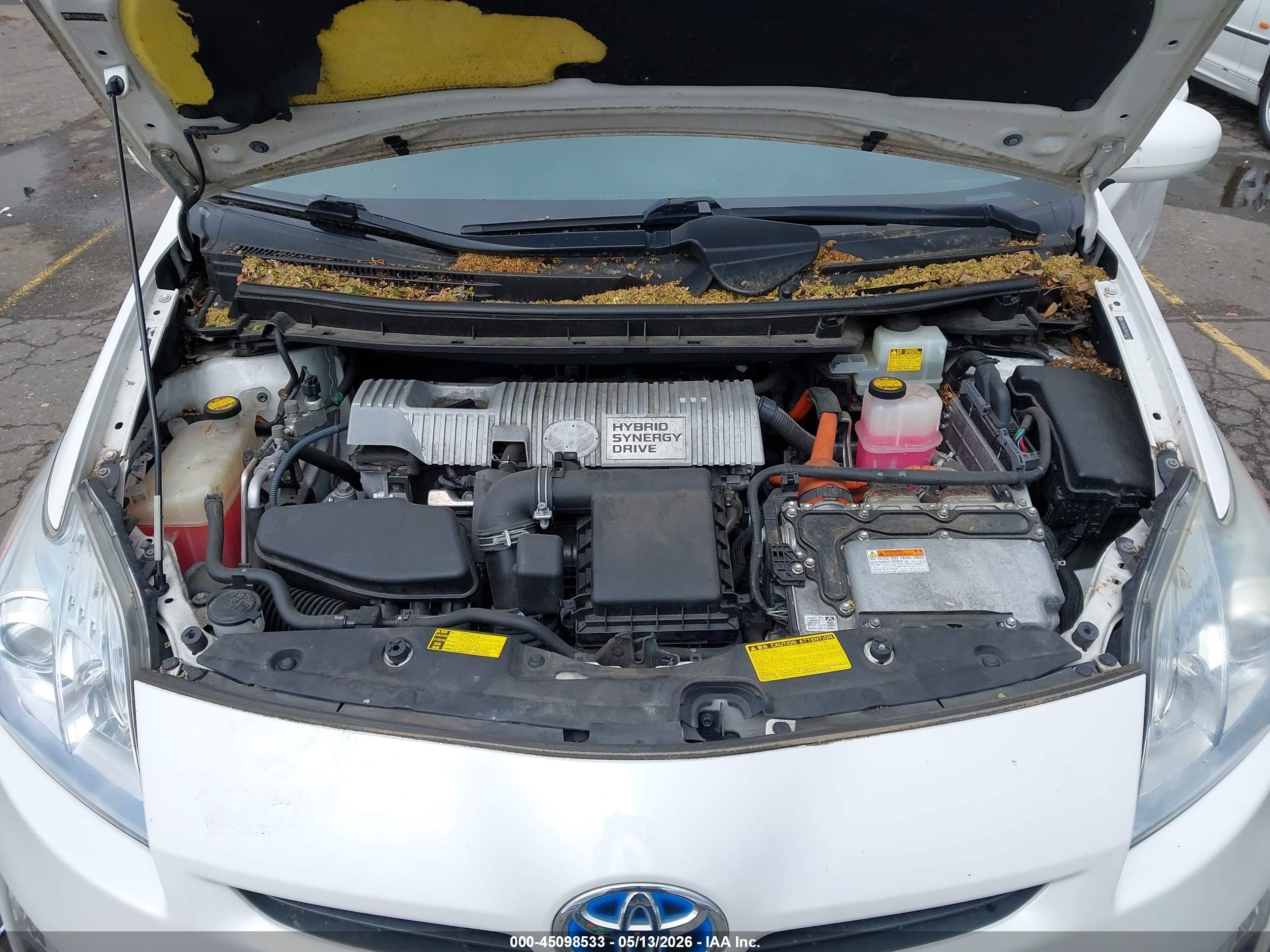 2010 Toyota Prius Ii Белый vin: JTDKN3DU2A5187237