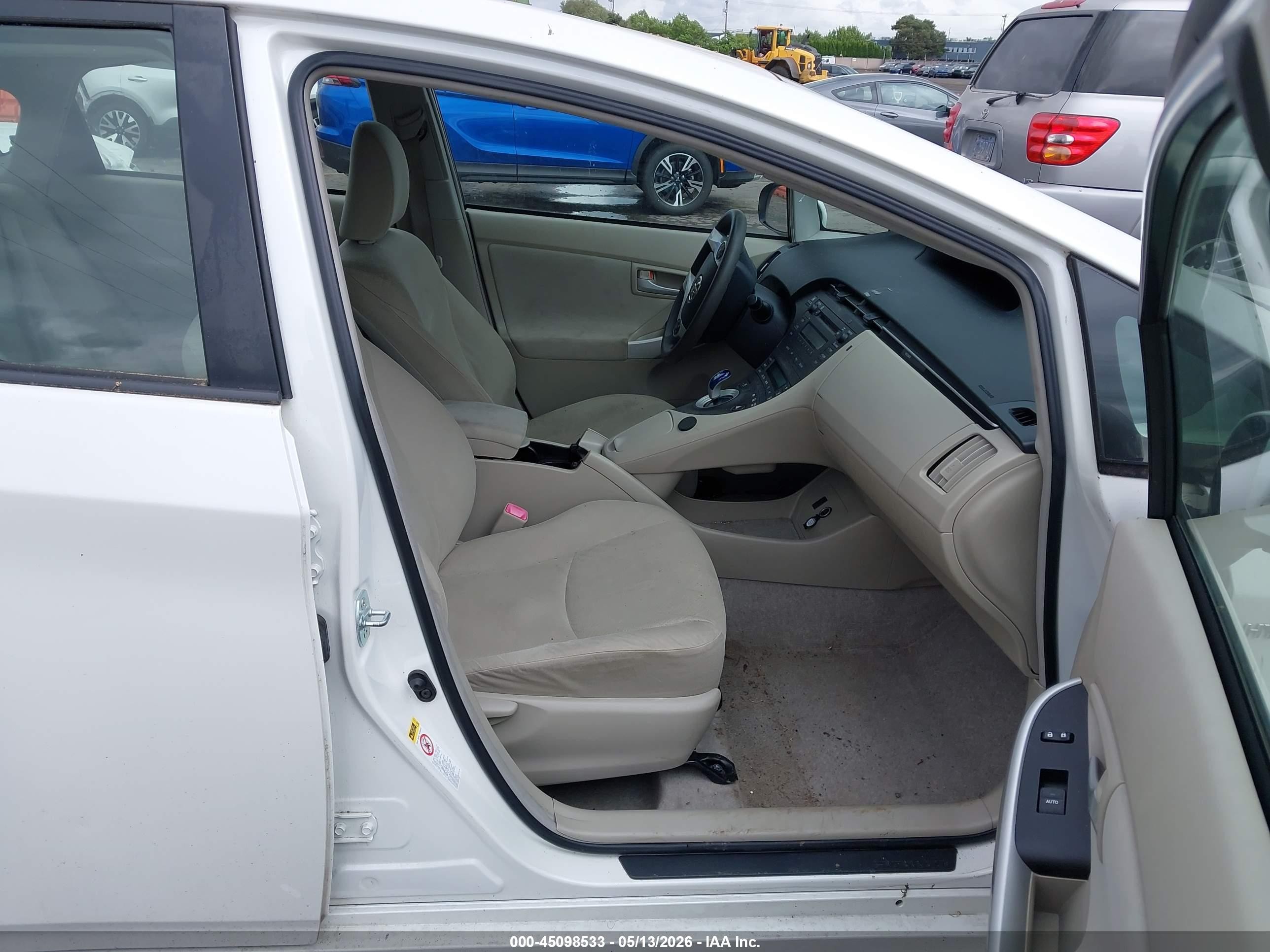 2010 Toyota Prius Ii Белый vin: JTDKN3DU2A5187237