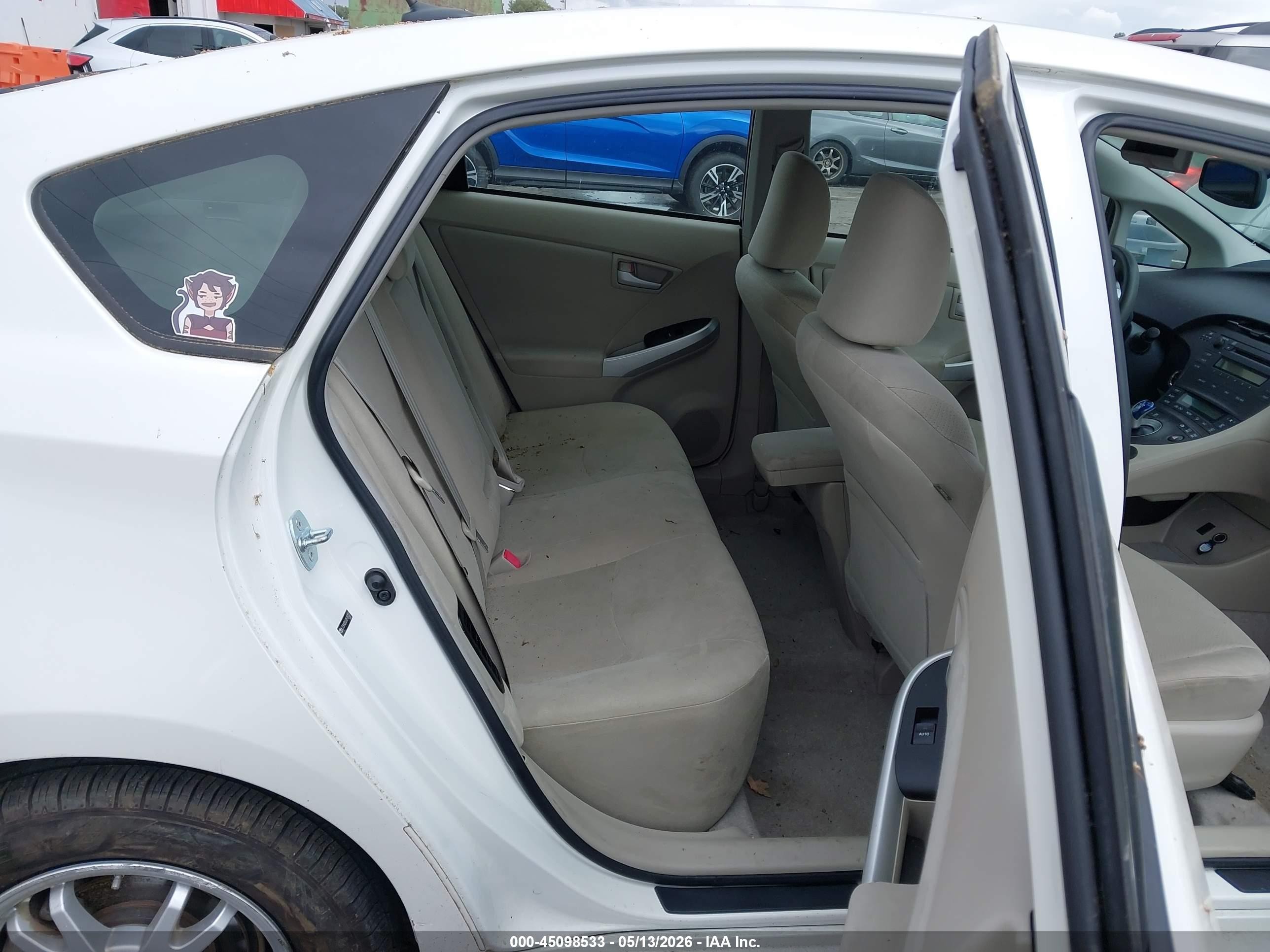 2010 Toyota Prius Ii Белый vin: JTDKN3DU2A5187237