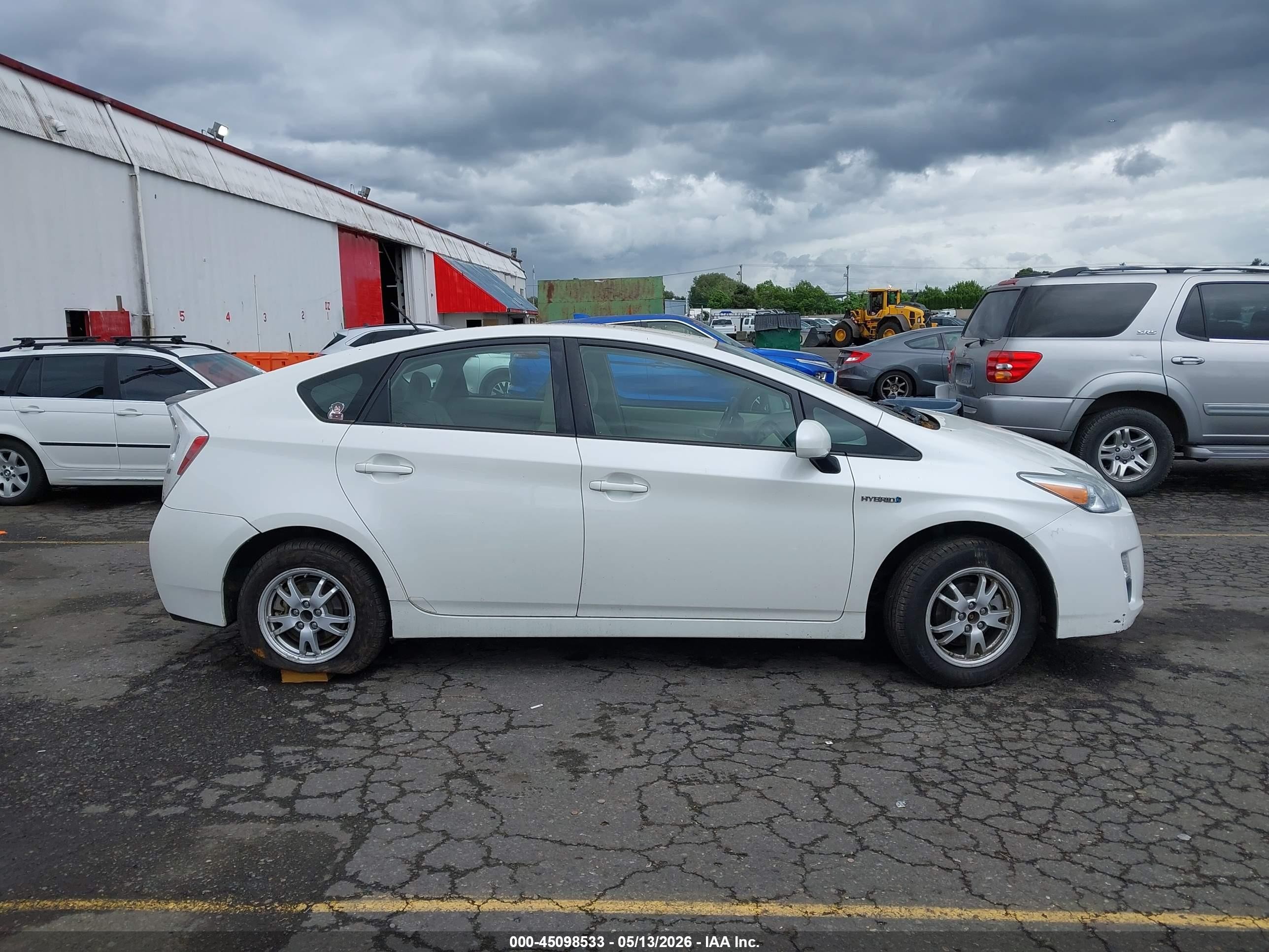 2010 Toyota Prius Ii Белый vin: JTDKN3DU2A5187237