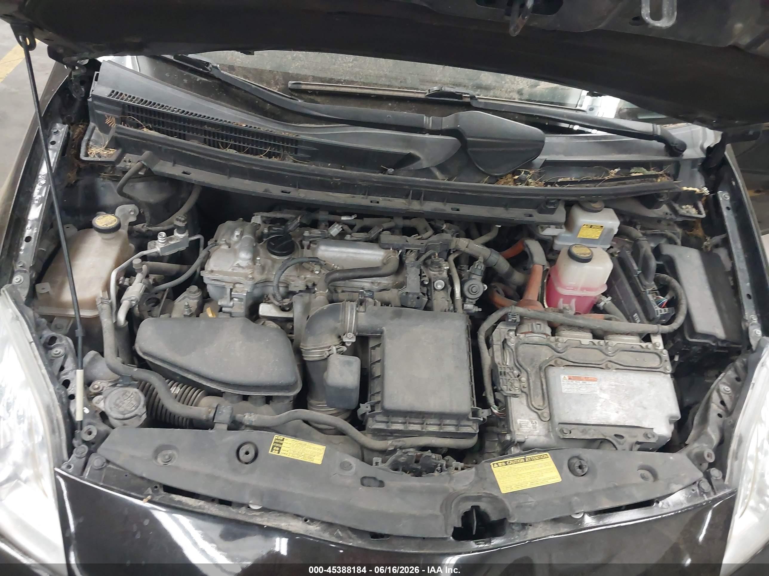 2011 Toyota Prius Four Черный vin: JTDKN3DU2B0246527