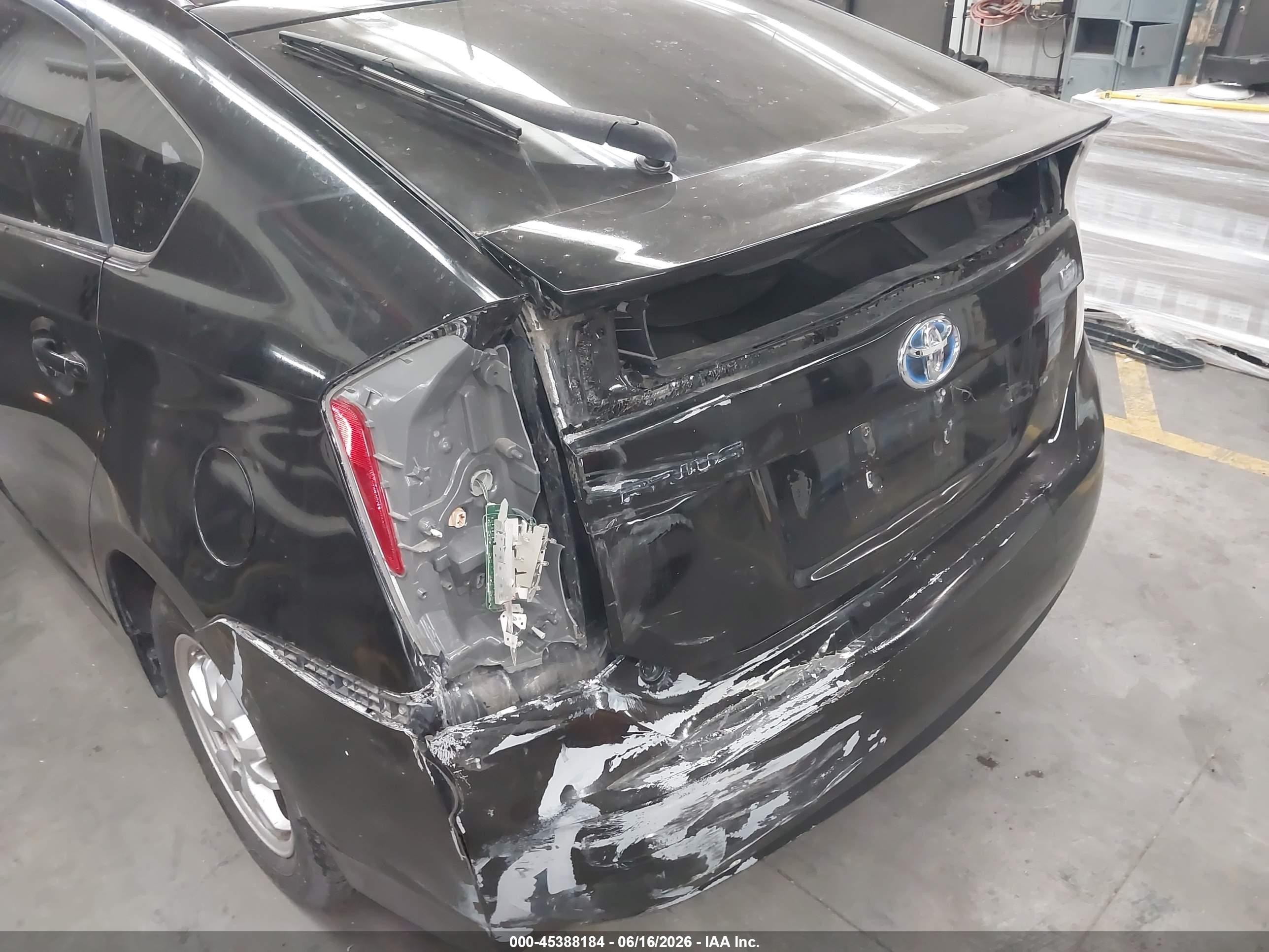 2011 Toyota Prius Four Черный vin: JTDKN3DU2B0246527