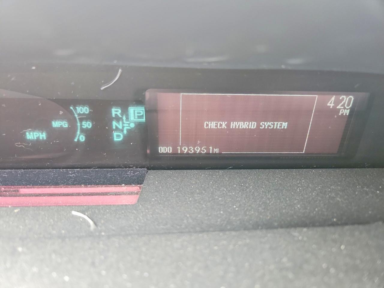 2011 Toyota Prius Two Красный vin: JTDKN3DU2B0247726