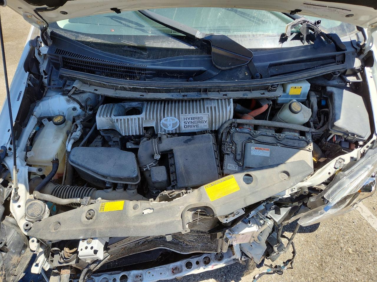 2011 Toyota Prius Three Белый vin: JTDKN3DU2B0252070