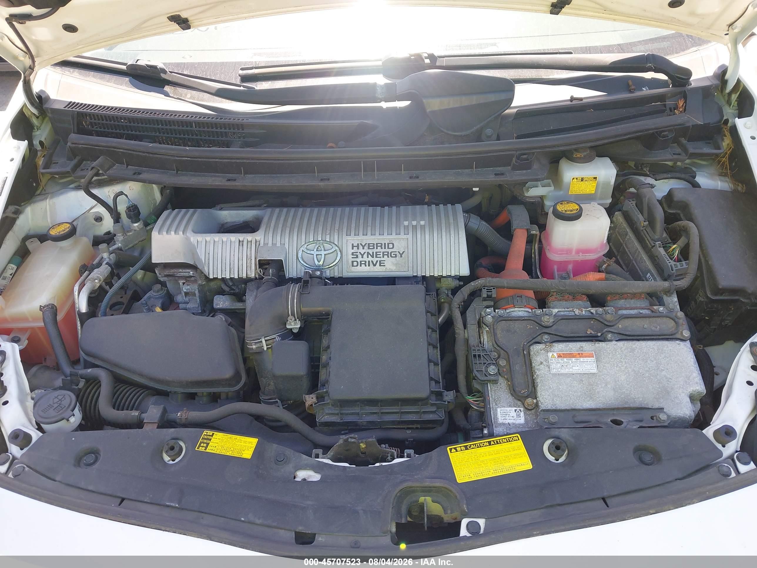 2011 Toyota Prius Two Белый vin: JTDKN3DU2B0256362