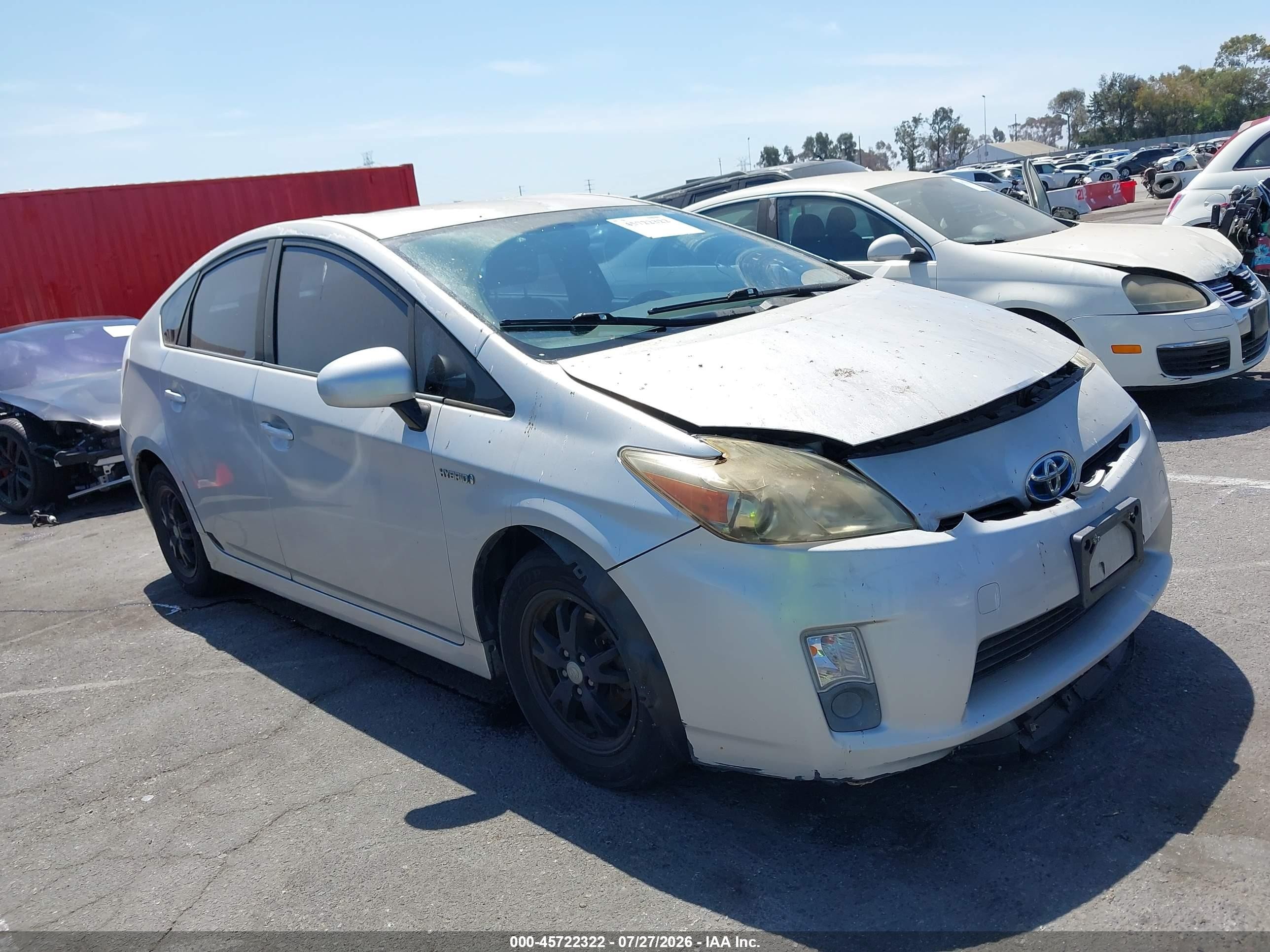 2011 Toyota Prius Two Silver vin: JTDKN3DU2B0268060
