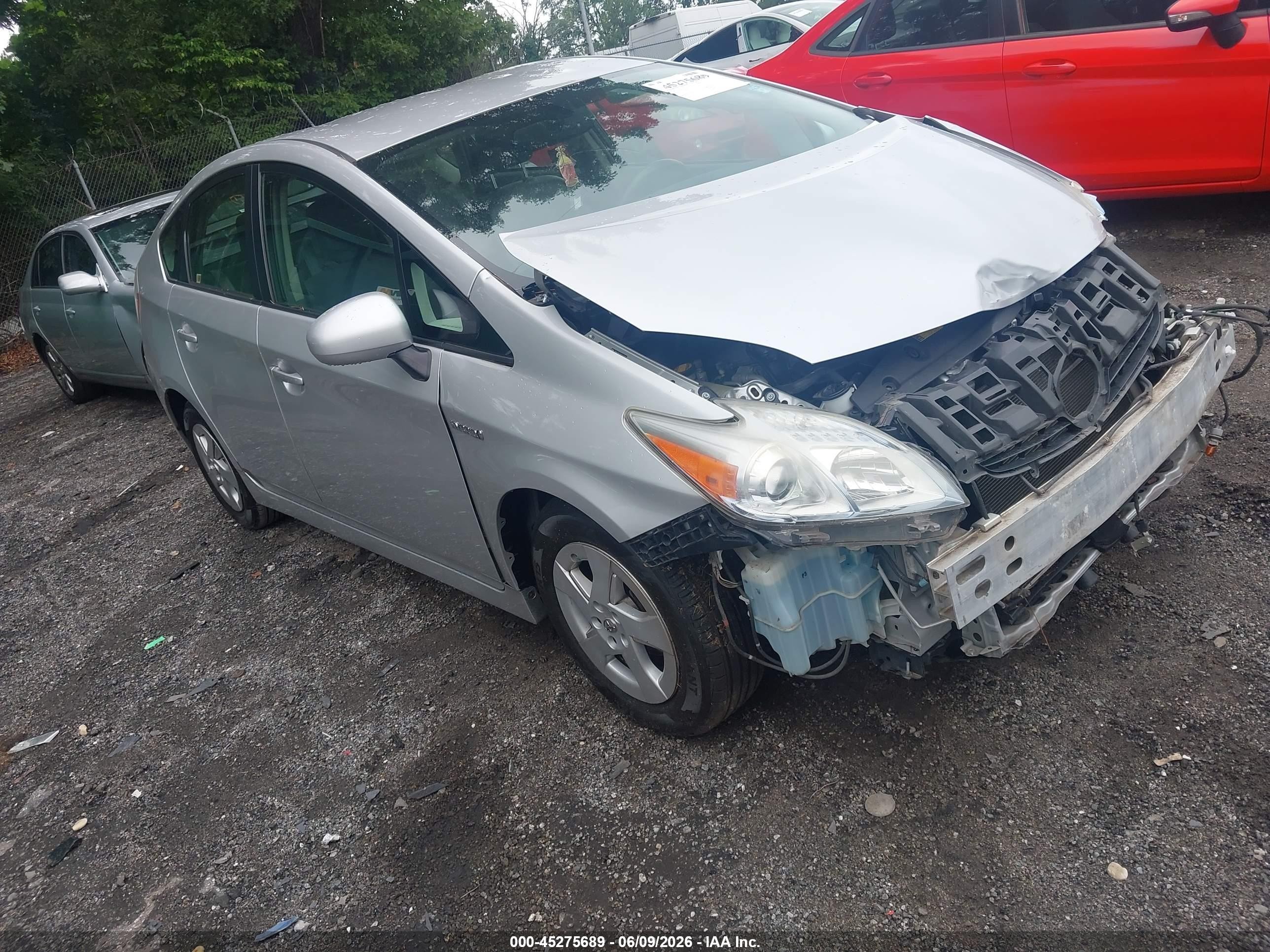 2011 Toyota Prius Four Silver vin: JTDKN3DU2B0294755