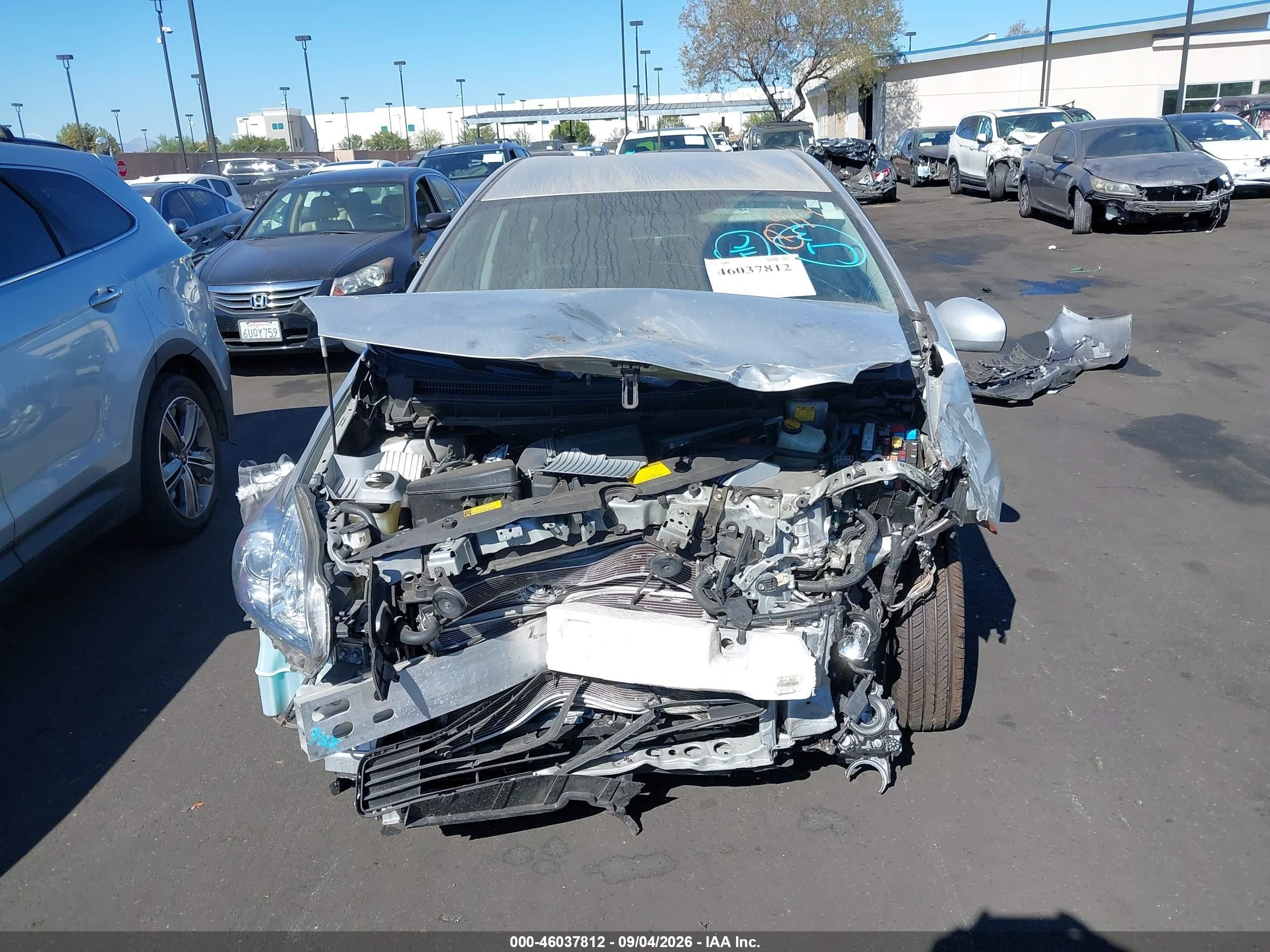 2011 Toyota Prius Two Silver vin: JTDKN3DU2B1334844