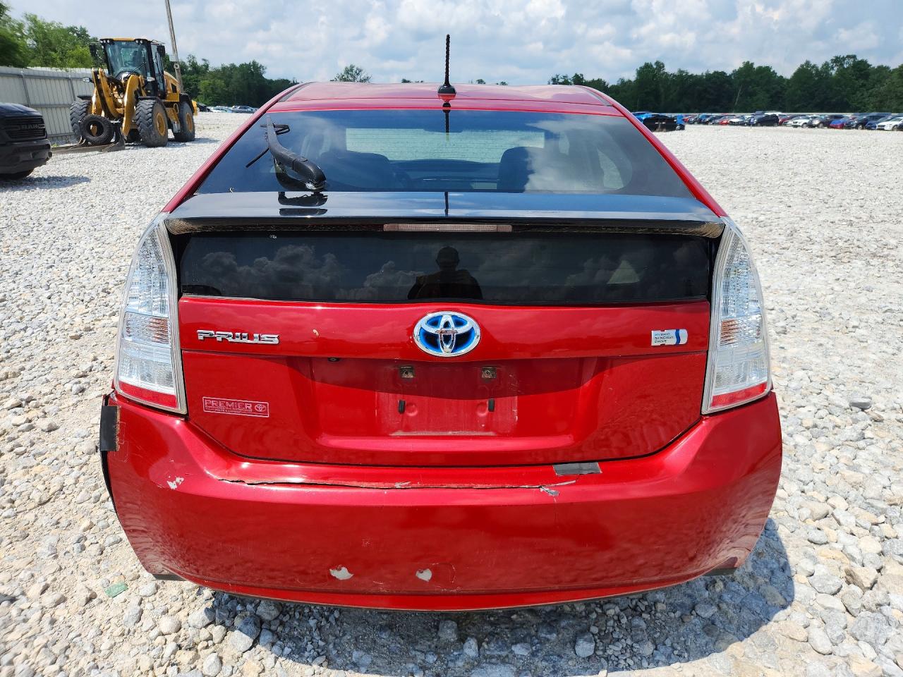 2011 Toyota Prius Three Red vin: JTDKN3DU2B1456779