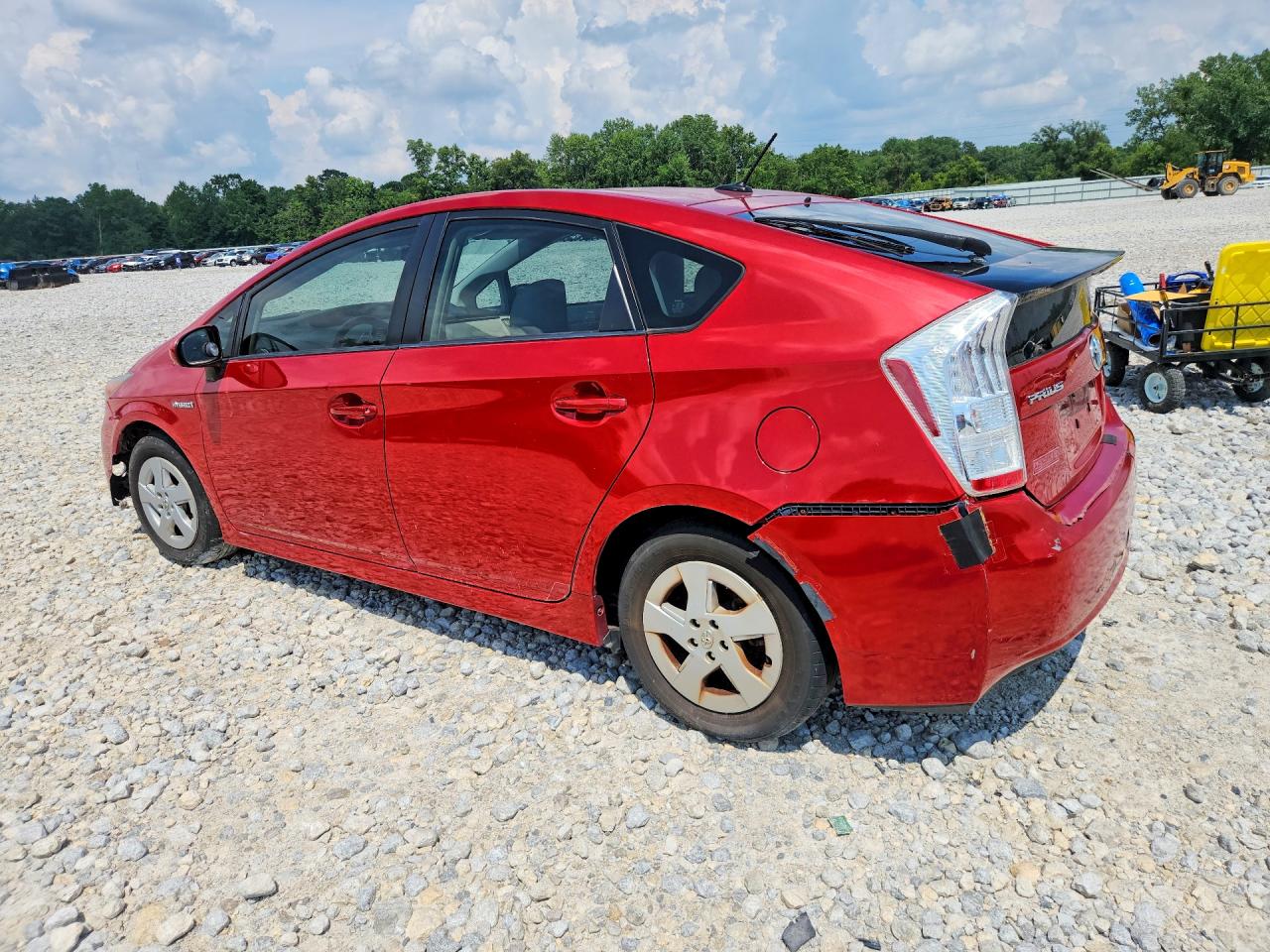 2011 Toyota Prius Three Red vin: JTDKN3DU2B1456779