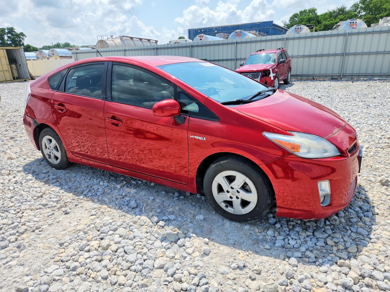 2011 Toyota Prius Three Red vin: JTDKN3DU2B1456779