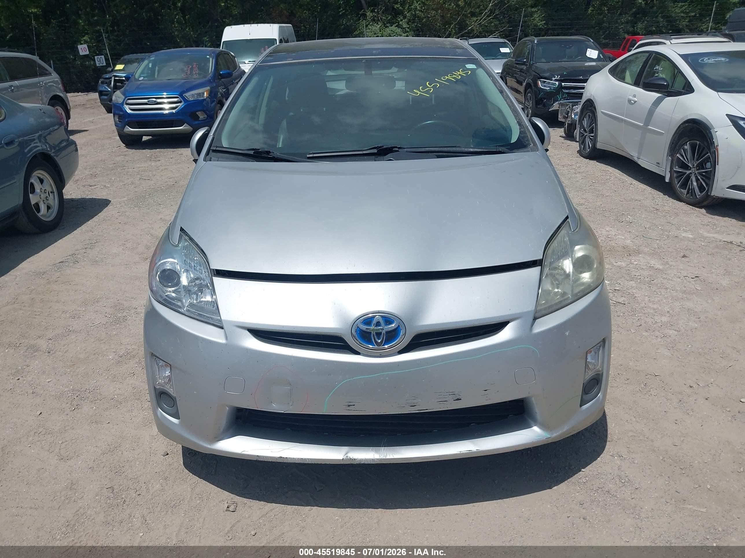 2011 Toyota Prius Four Silver vin: JTDKN3DU2B5294290