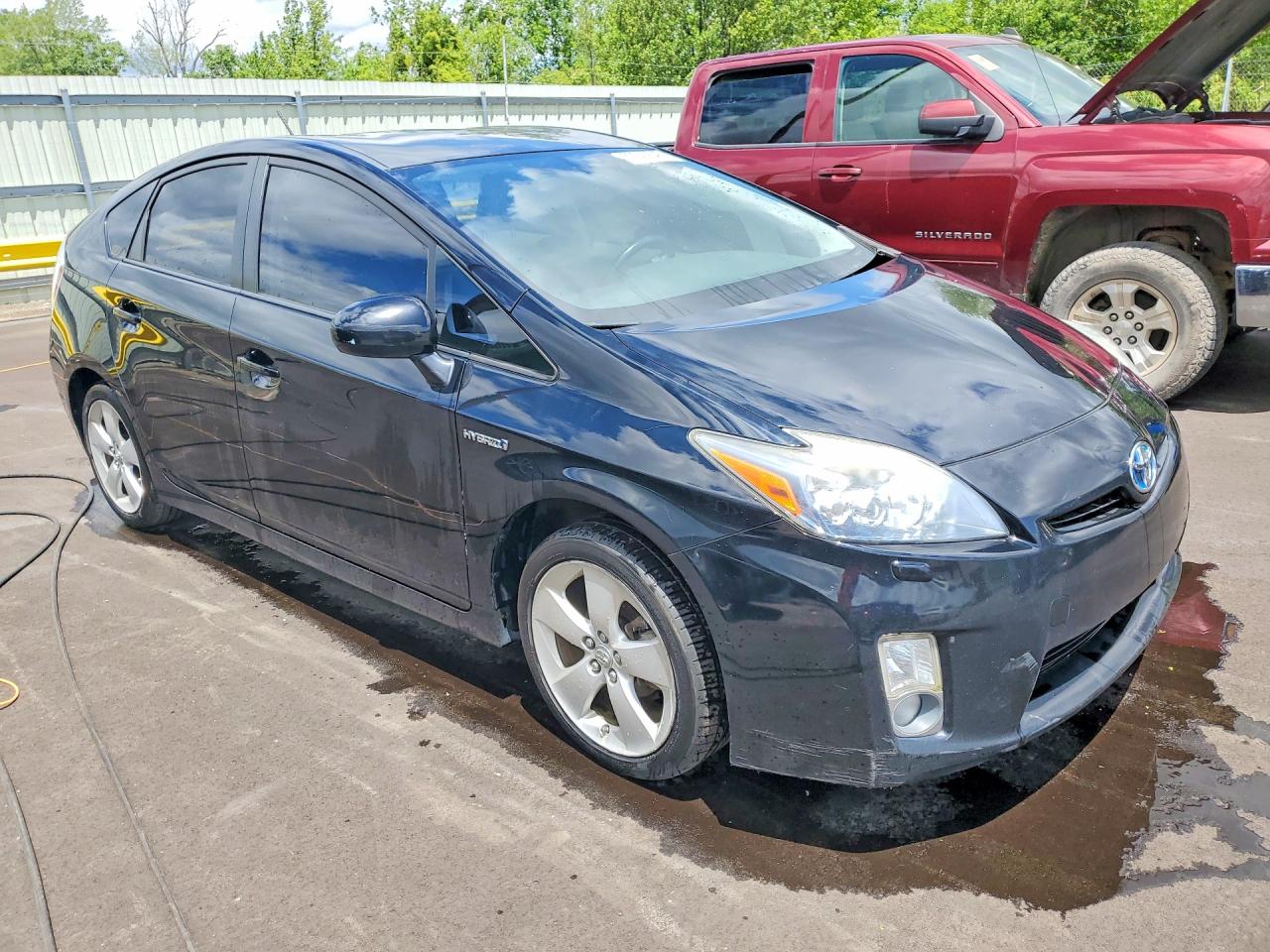 2011 Toyota Prius Черный vin: JTDKN3DU2B5327661