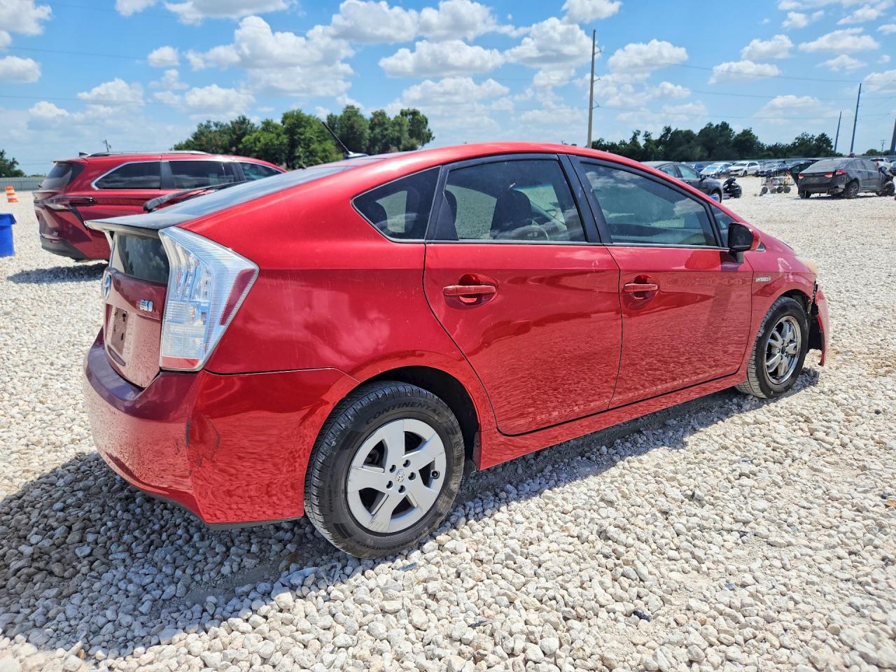 2011 Toyota Prius Two Red vin: JTDKN3DU2B5328017