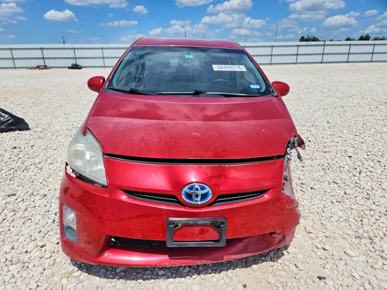 2011 Toyota Prius Two Red vin: JTDKN3DU2B5328017