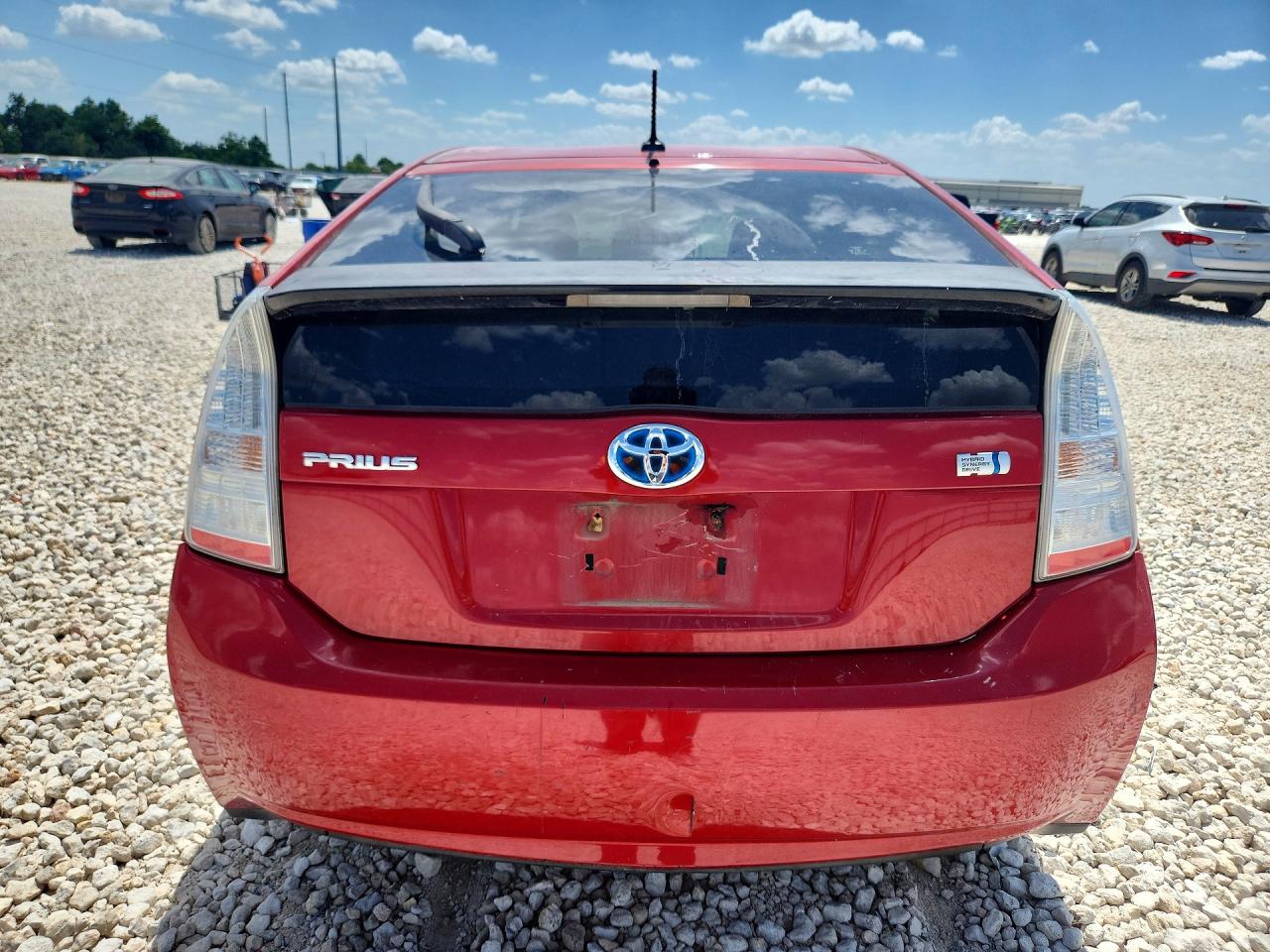 2011 Toyota Prius Two Red vin: JTDKN3DU2B5328017