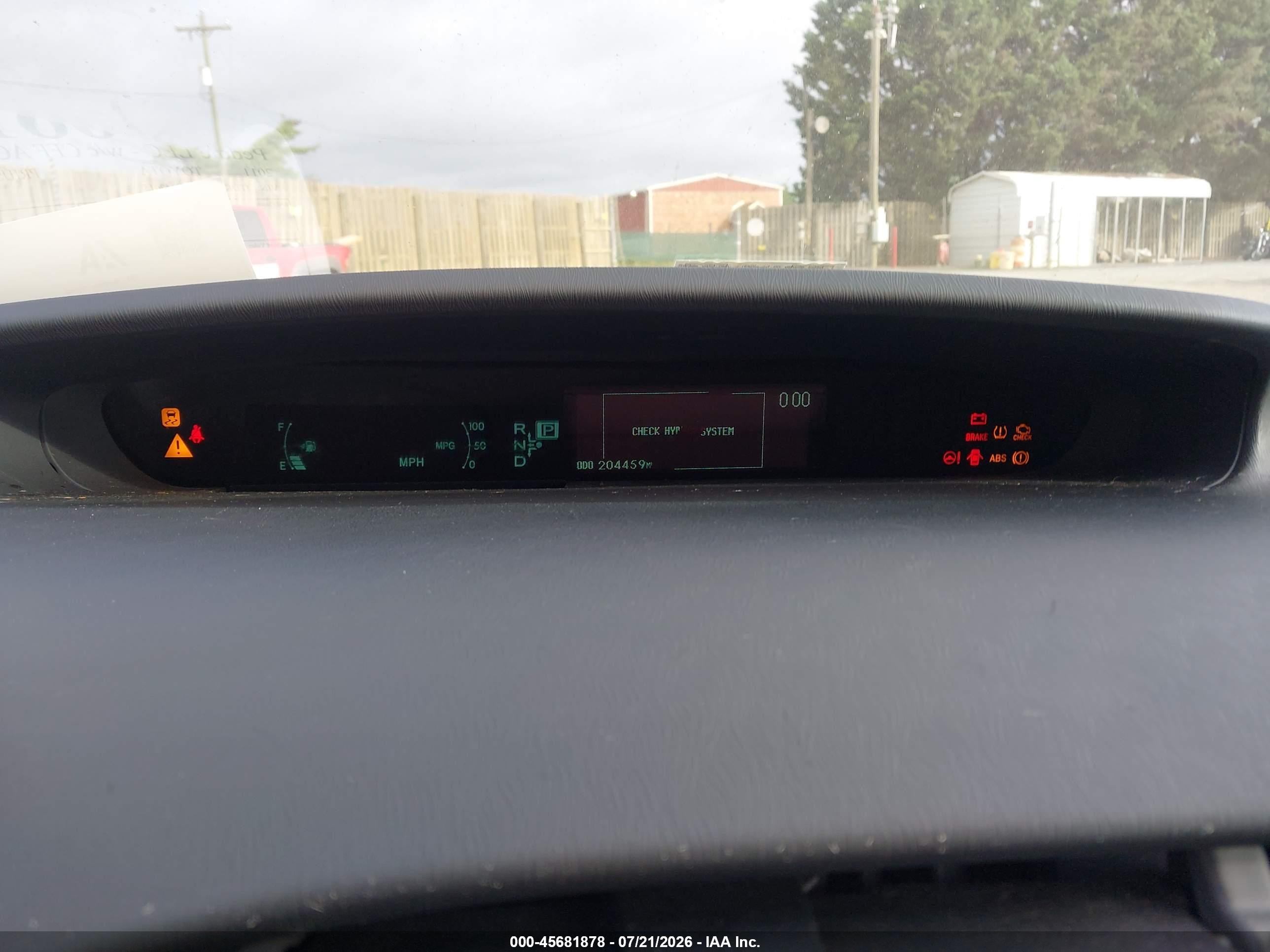 2011 Toyota Prius Three Белый vin: JTDKN3DU2B5342015