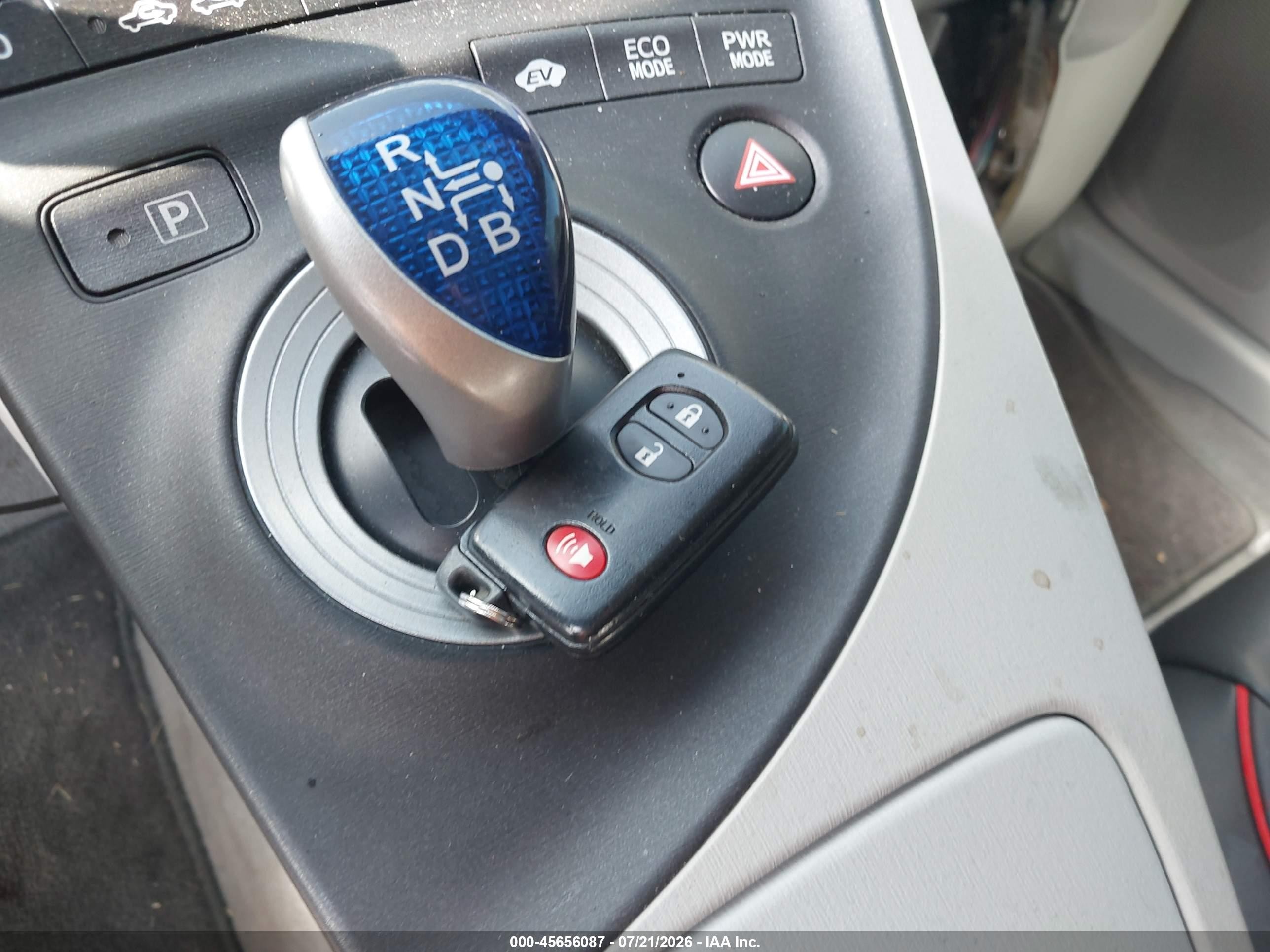 2011 Toyota Prius Two Gray vin: JTDKN3DU2B5355878