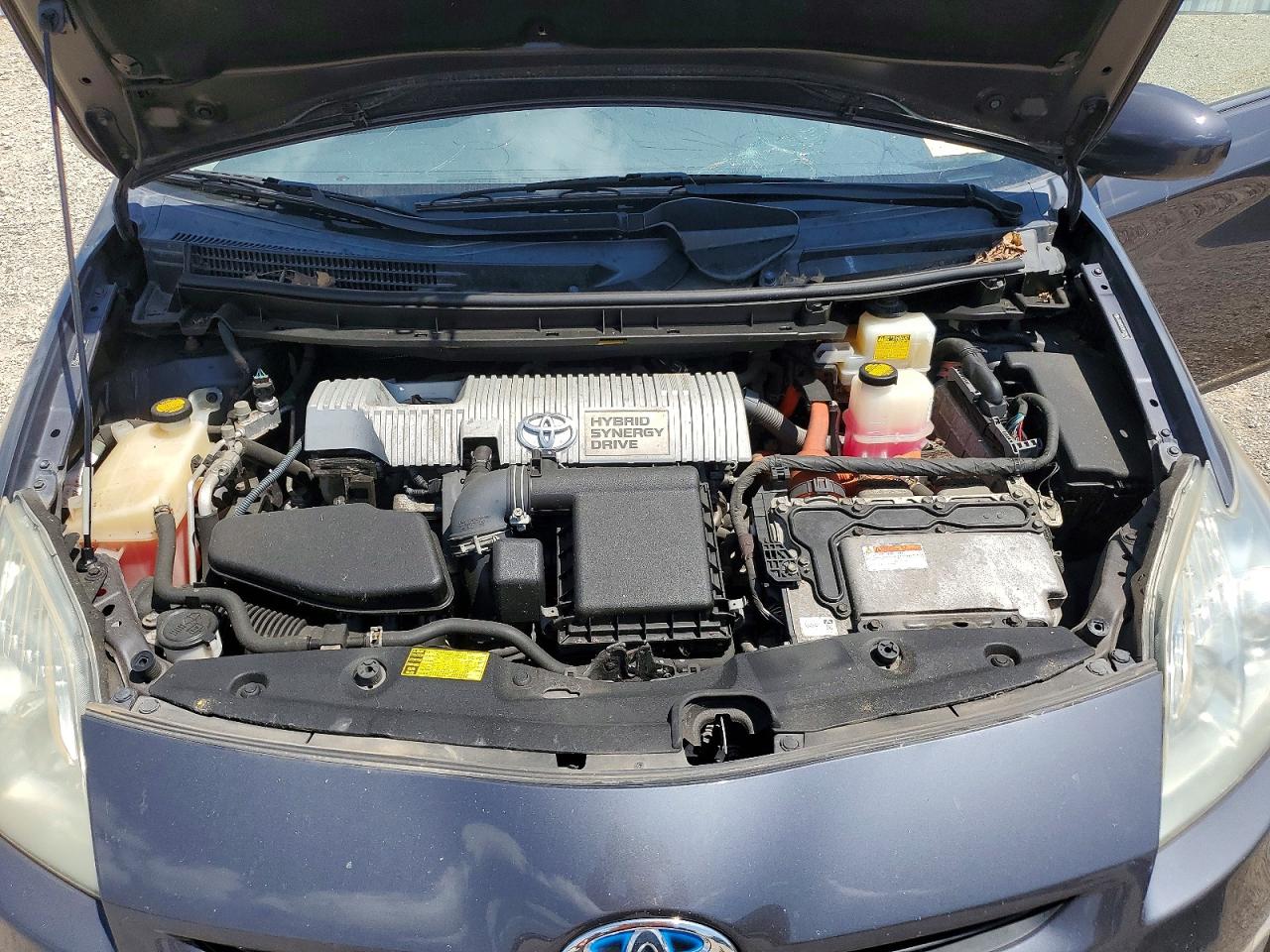 2011 Toyota Prius Two Gray vin: JTDKN3DU2B5372177