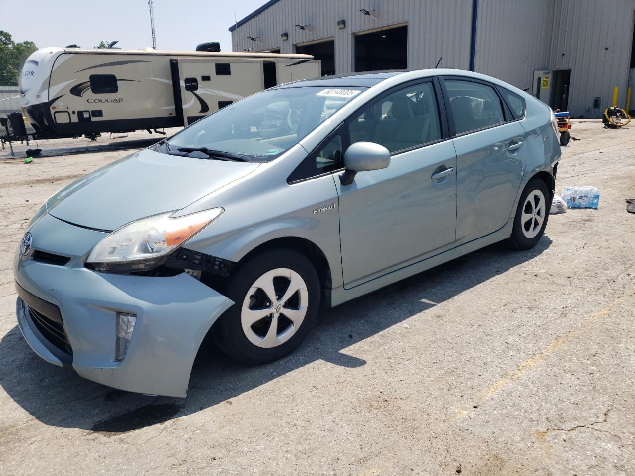 2012 Toyota Prius Turquoise vin: JTDKN3DU2C1483398