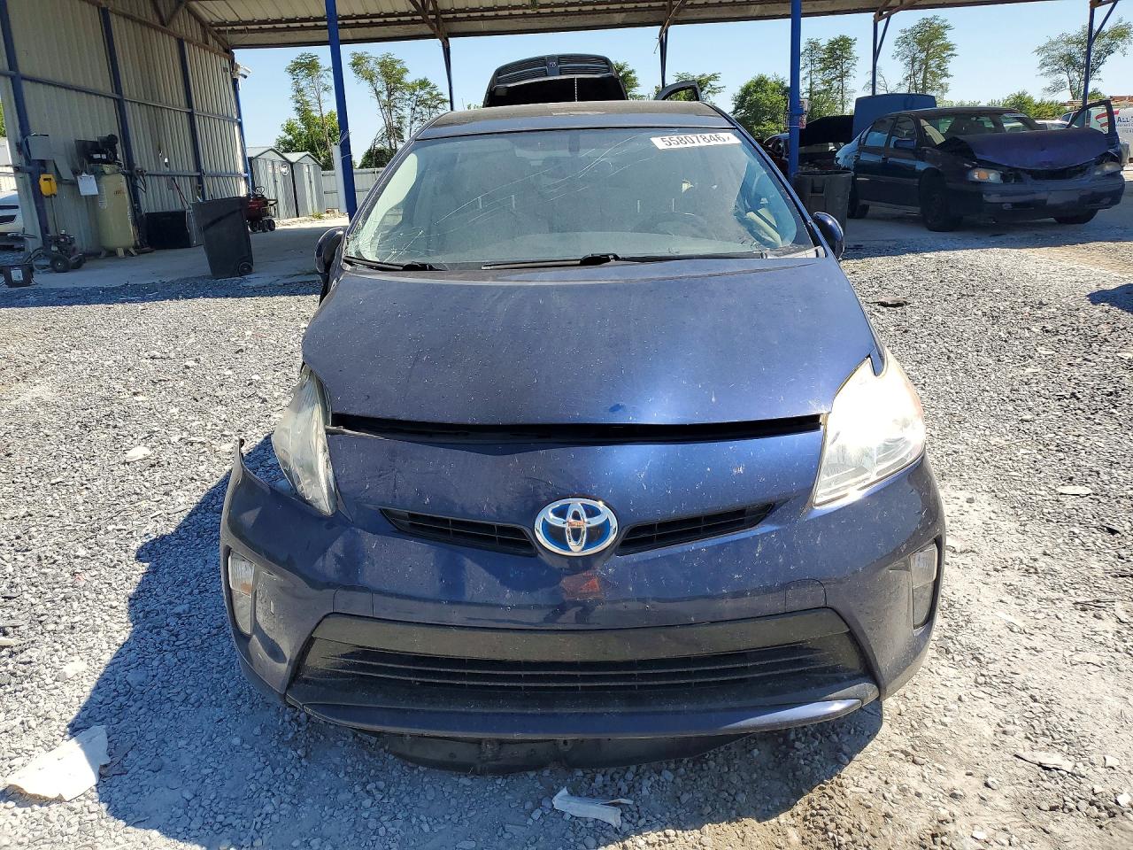 2012 Toyota Prius Four Синий vin: JTDKN3DU2C1484423