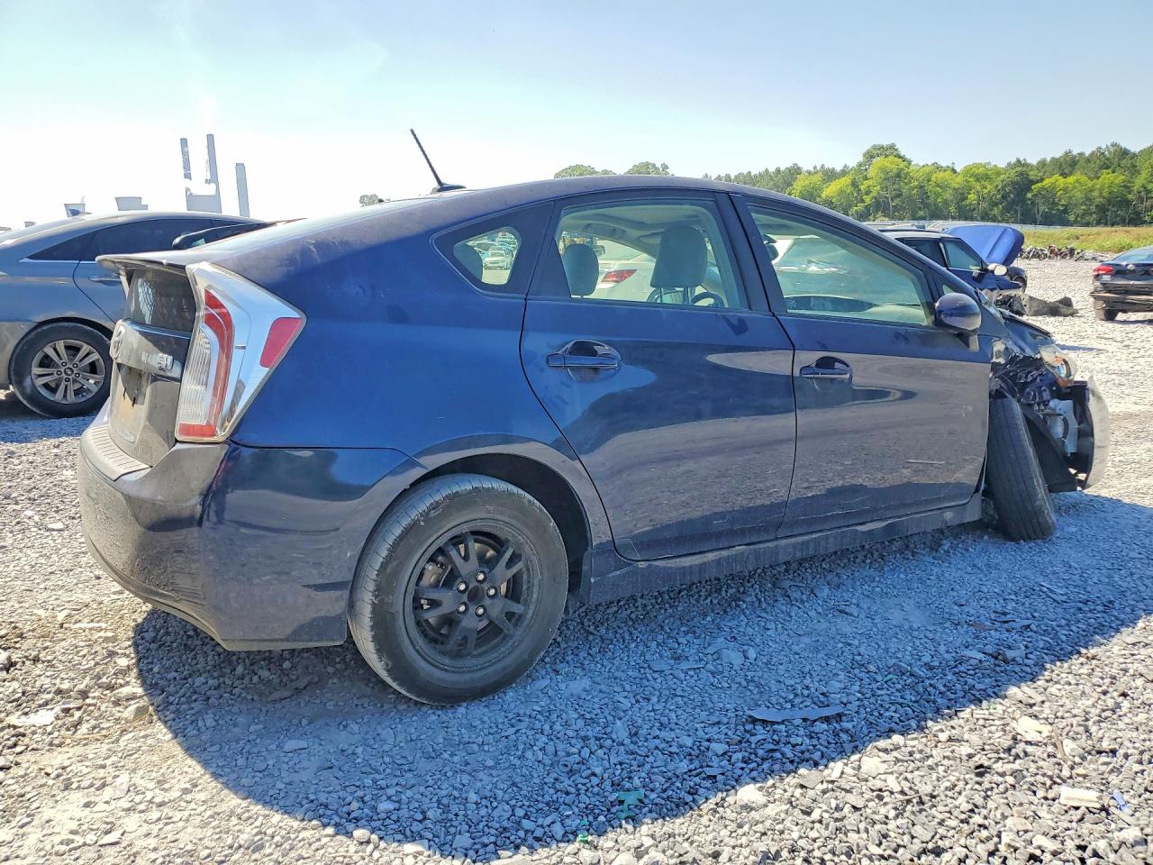 2012 Toyota Prius Four Синий vin: JTDKN3DU2C1484423