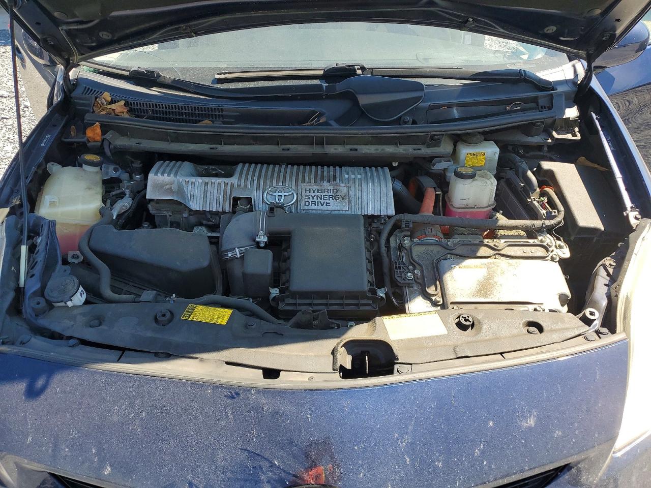 2012 Toyota Prius Four Синий vin: JTDKN3DU2C1484423