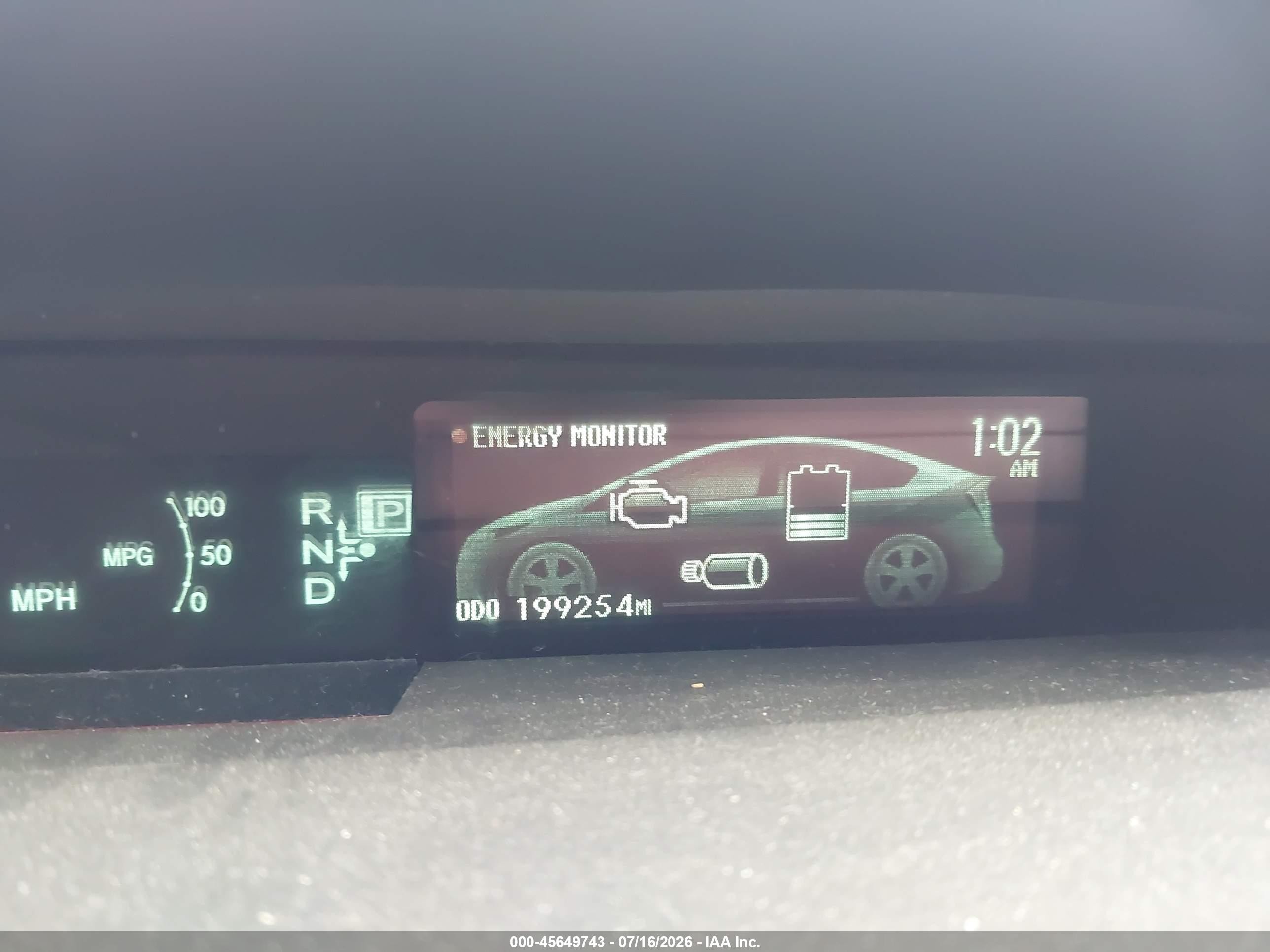 2012 Toyota Prius Three Gray vin: JTDKN3DU2C1489279