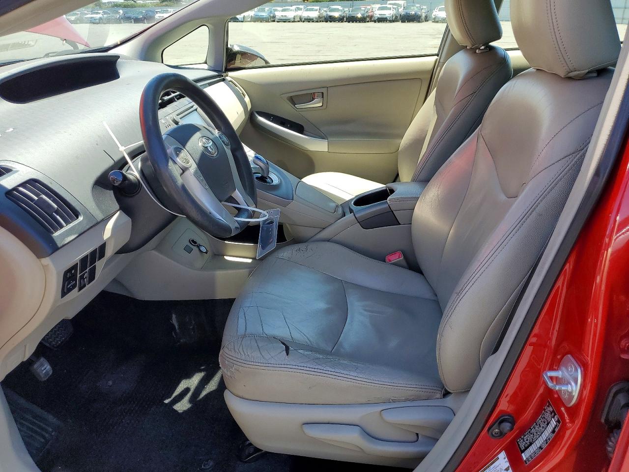 2012 Toyota Prius Three Красный vin: JTDKN3DU2C1508123