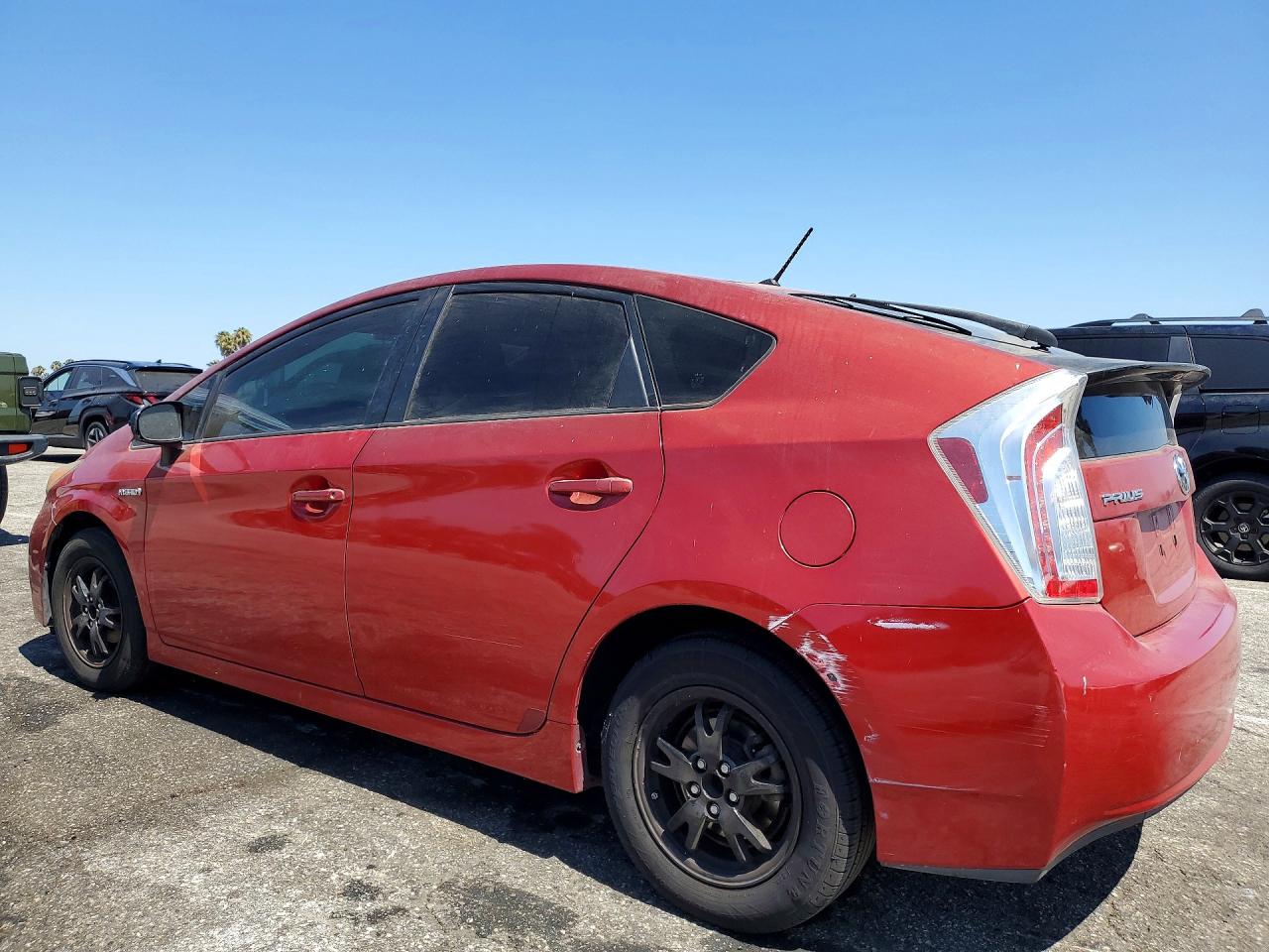 2012 Toyota Prius Two Red vin: JTDKN3DU2C1531367