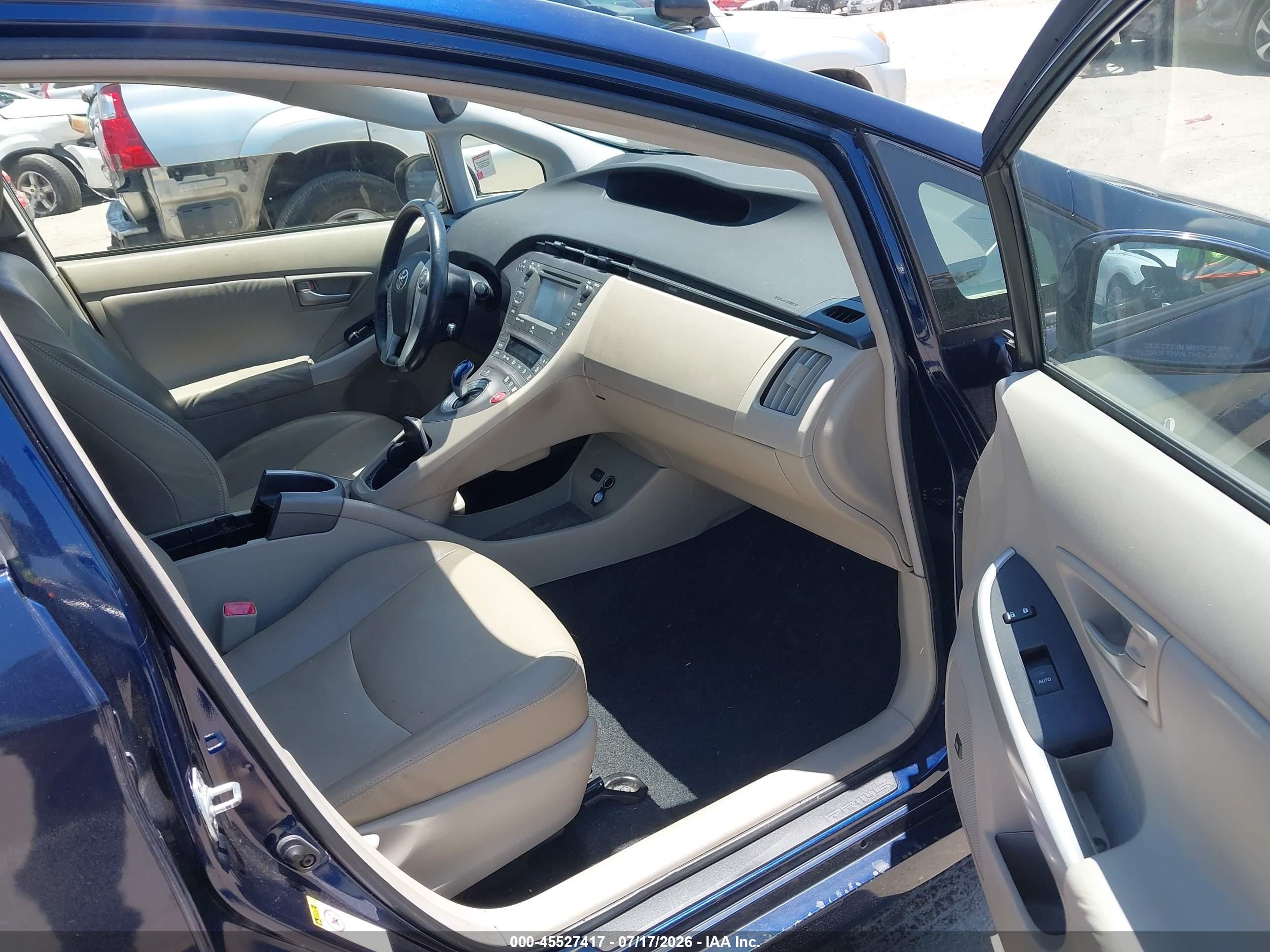 2012 Toyota Prius   Синий vin: JTDKN3DU2C1539243