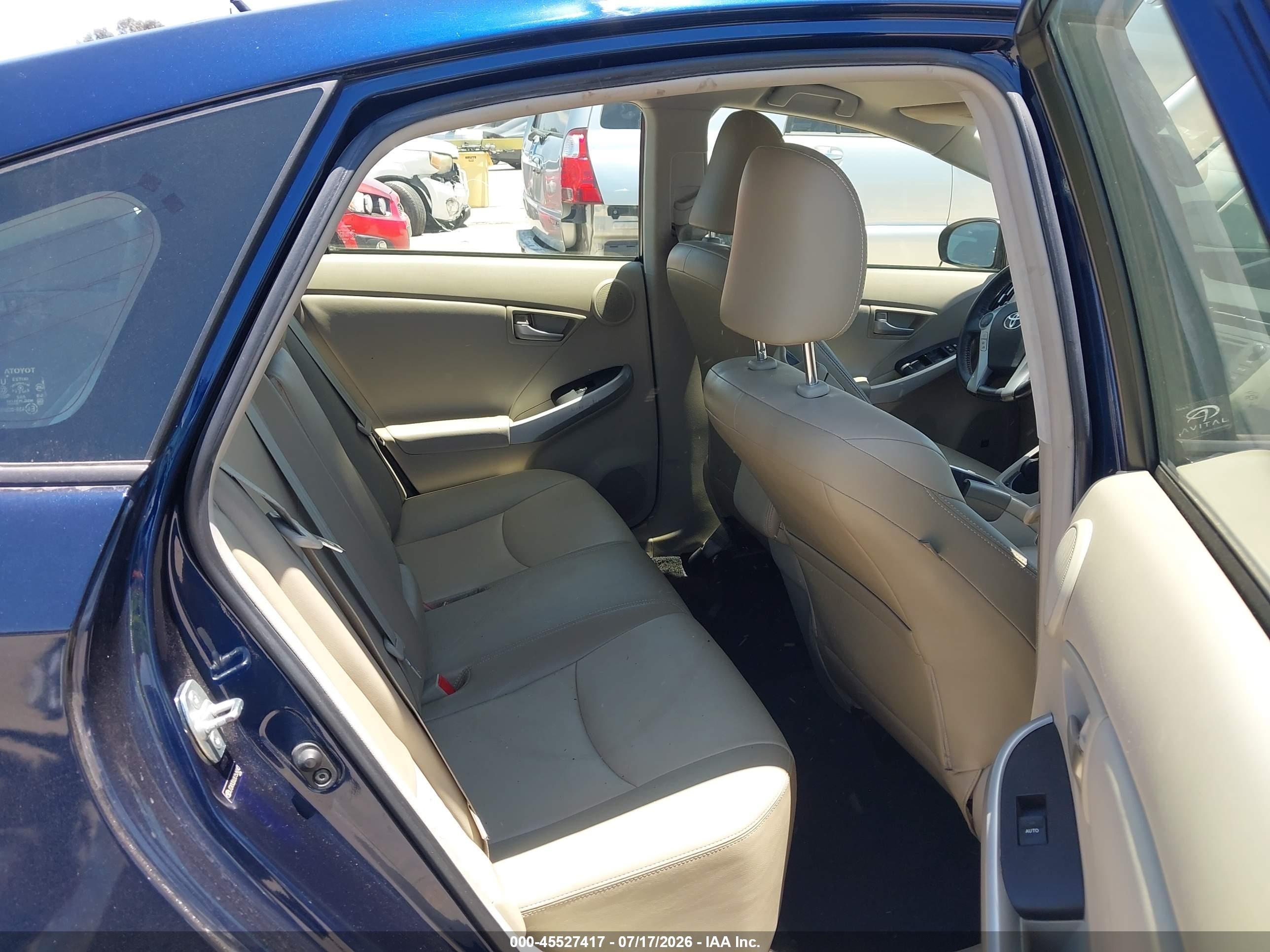 2012 Toyota Prius   Синий vin: JTDKN3DU2C1539243