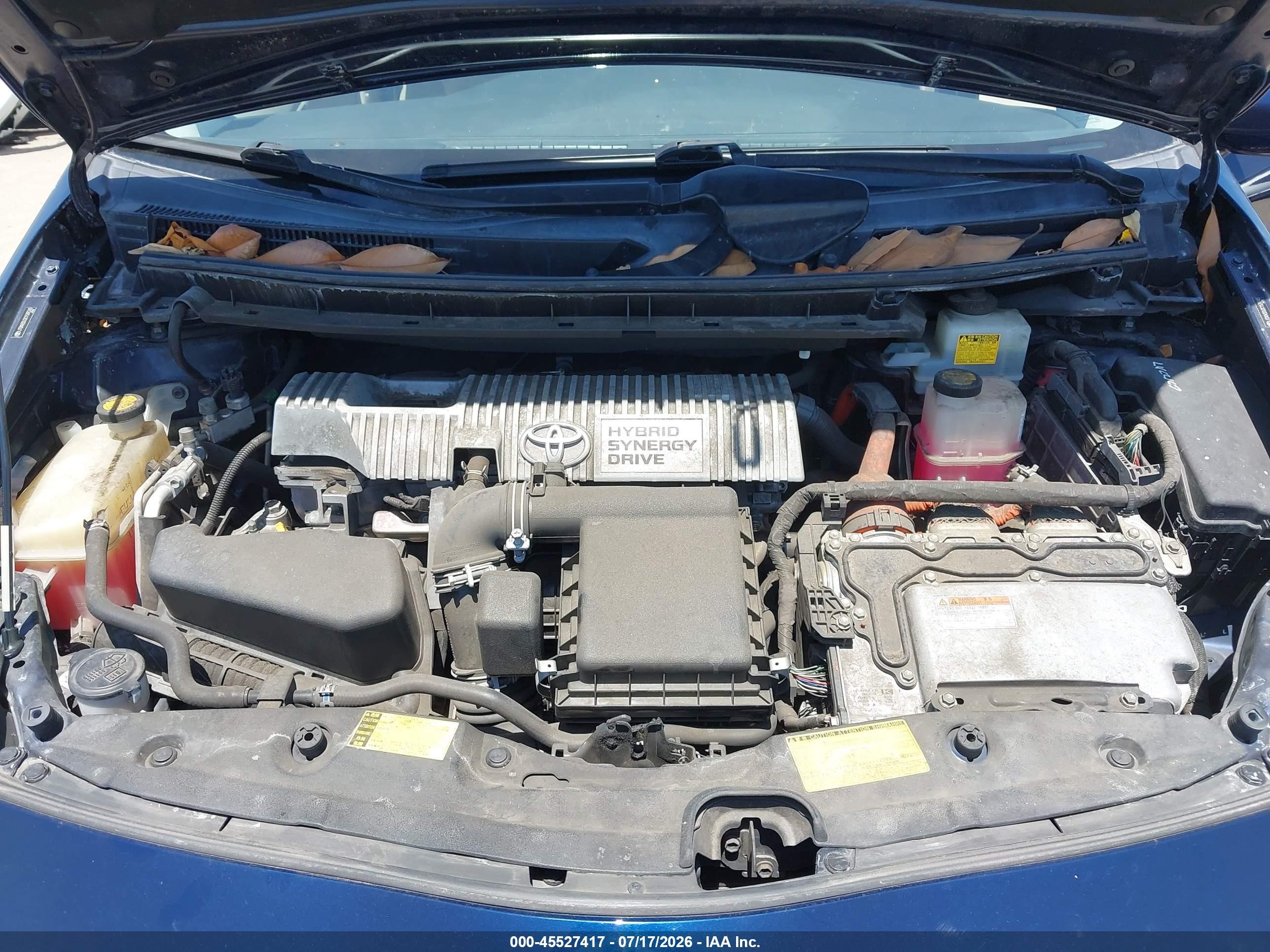 2012 Toyota Prius   Синий vin: JTDKN3DU2C1539243