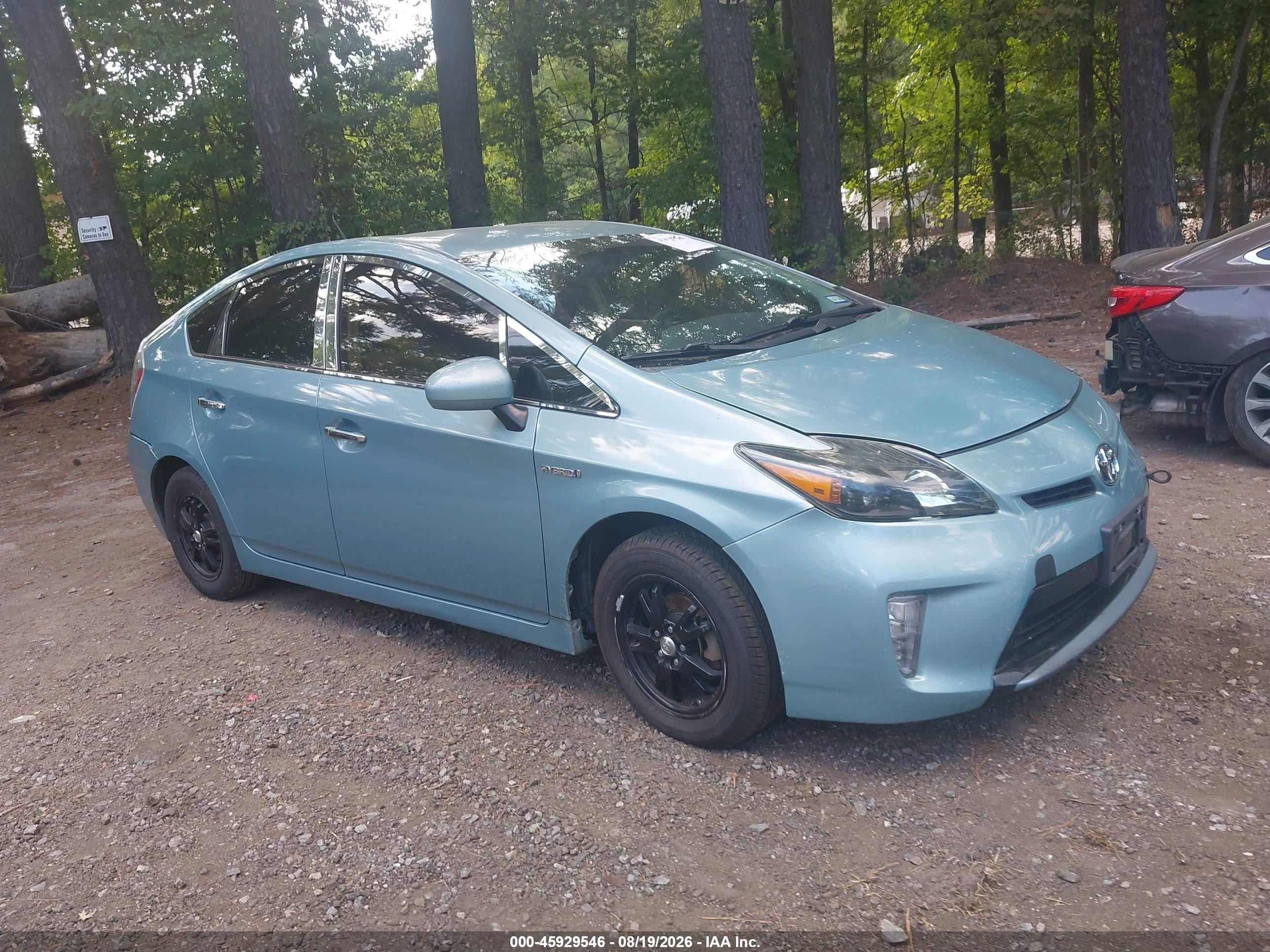 2012 Toyota Prius Two Teal vin: JTDKN3DU2C1539971