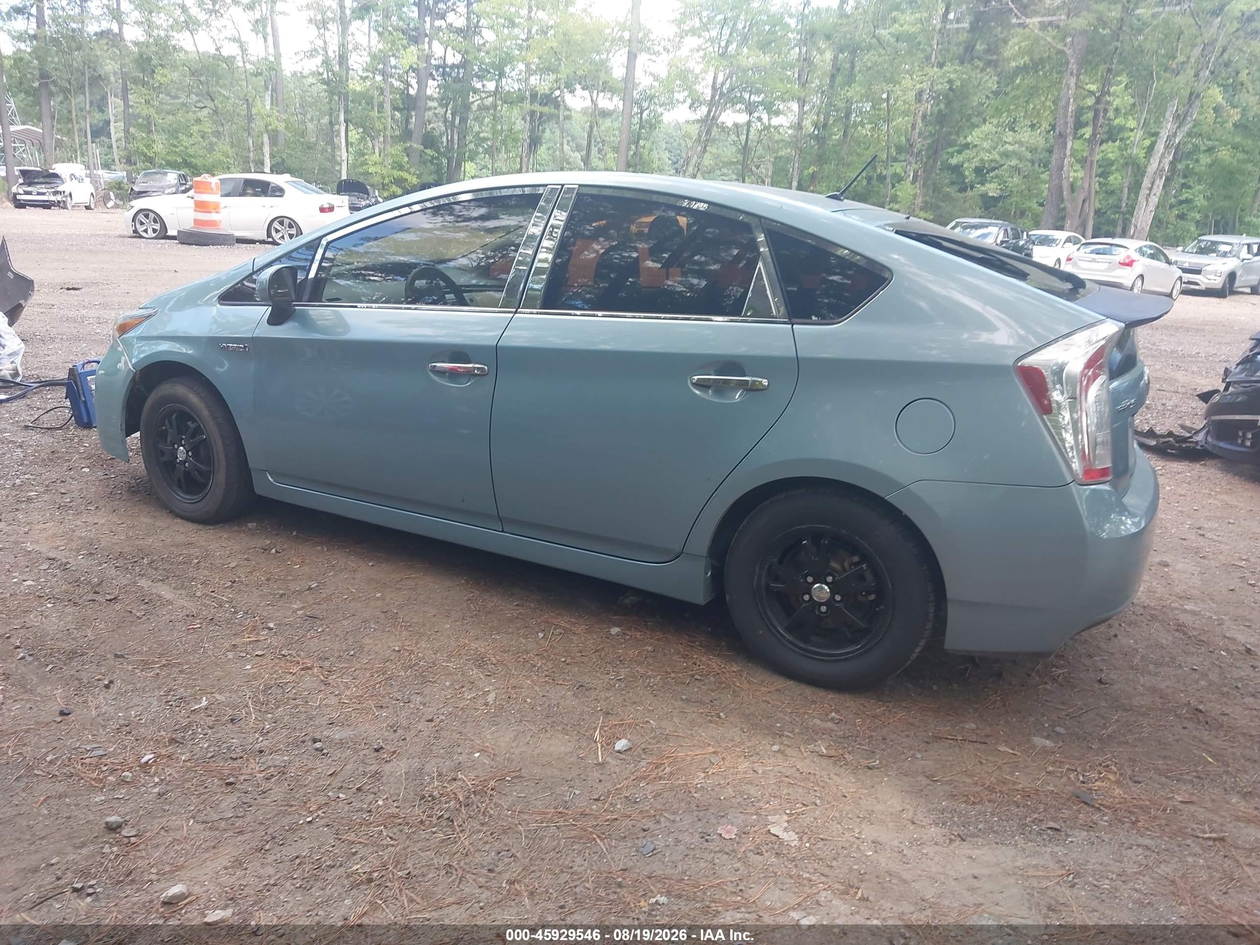 2012 Toyota Prius Two Teal vin: JTDKN3DU2C1539971