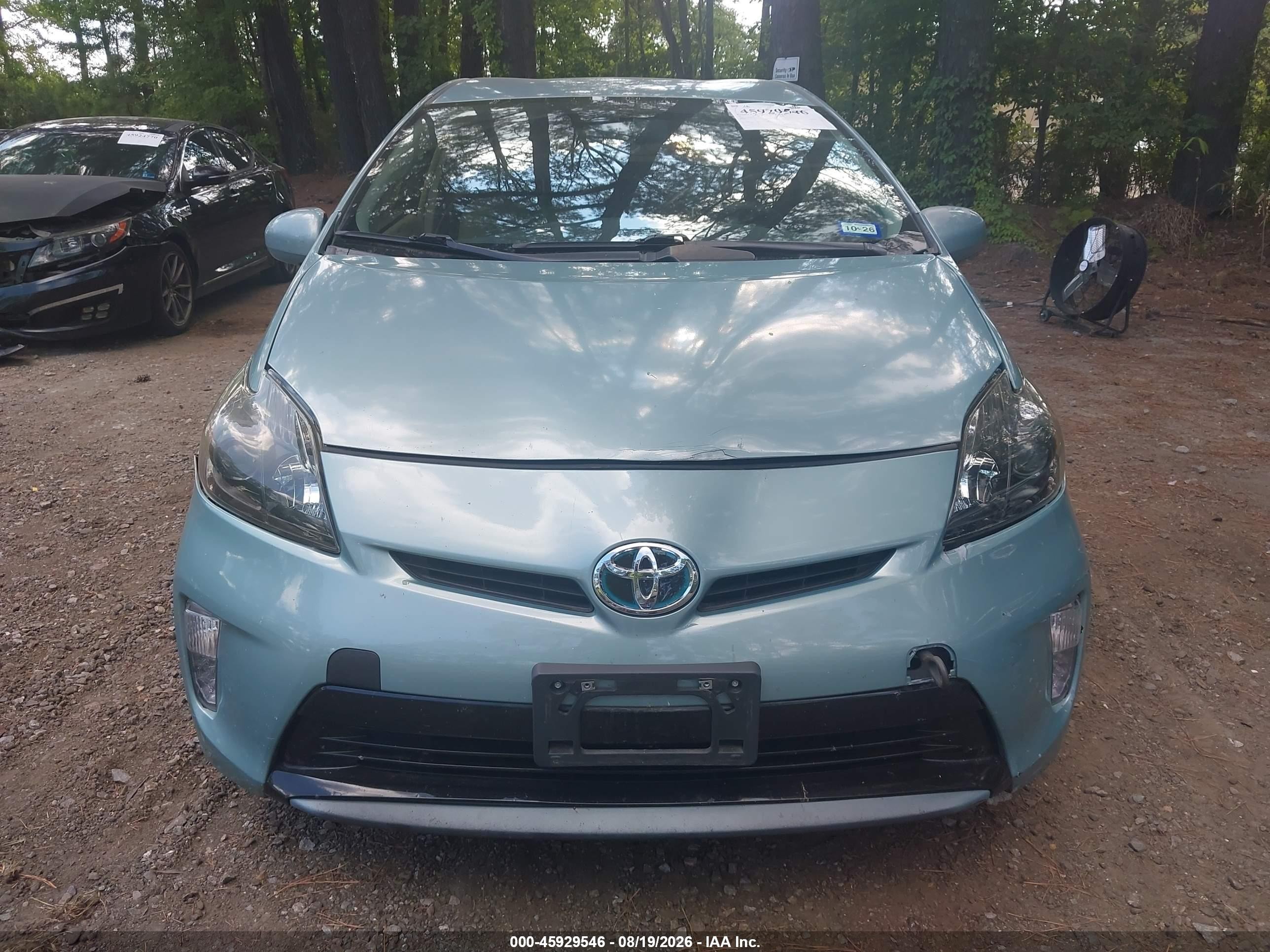 2012 Toyota Prius Two Teal vin: JTDKN3DU2C1539971