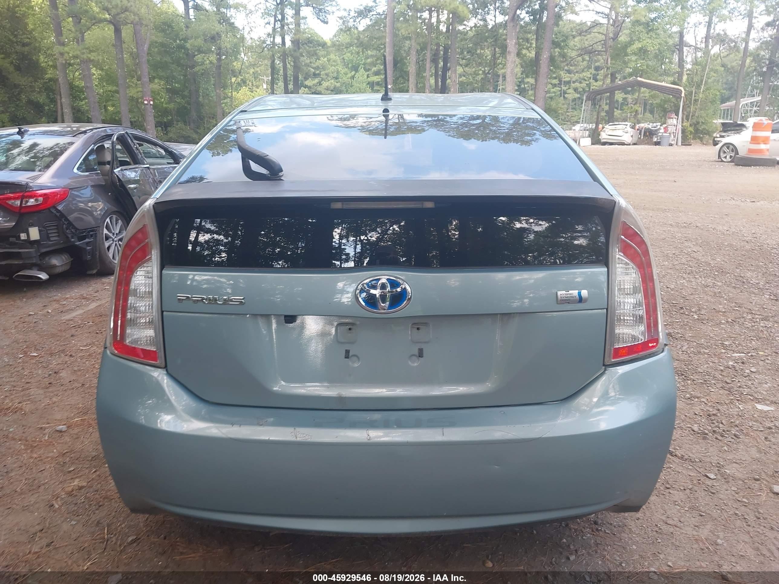 2012 Toyota Prius Two Teal vin: JTDKN3DU2C1539971