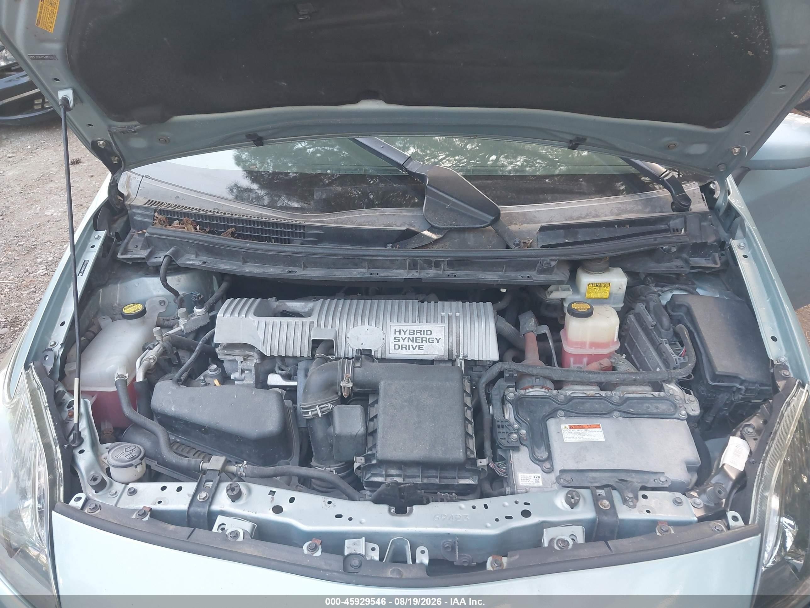 2012 Toyota Prius Two Teal vin: JTDKN3DU2C1539971