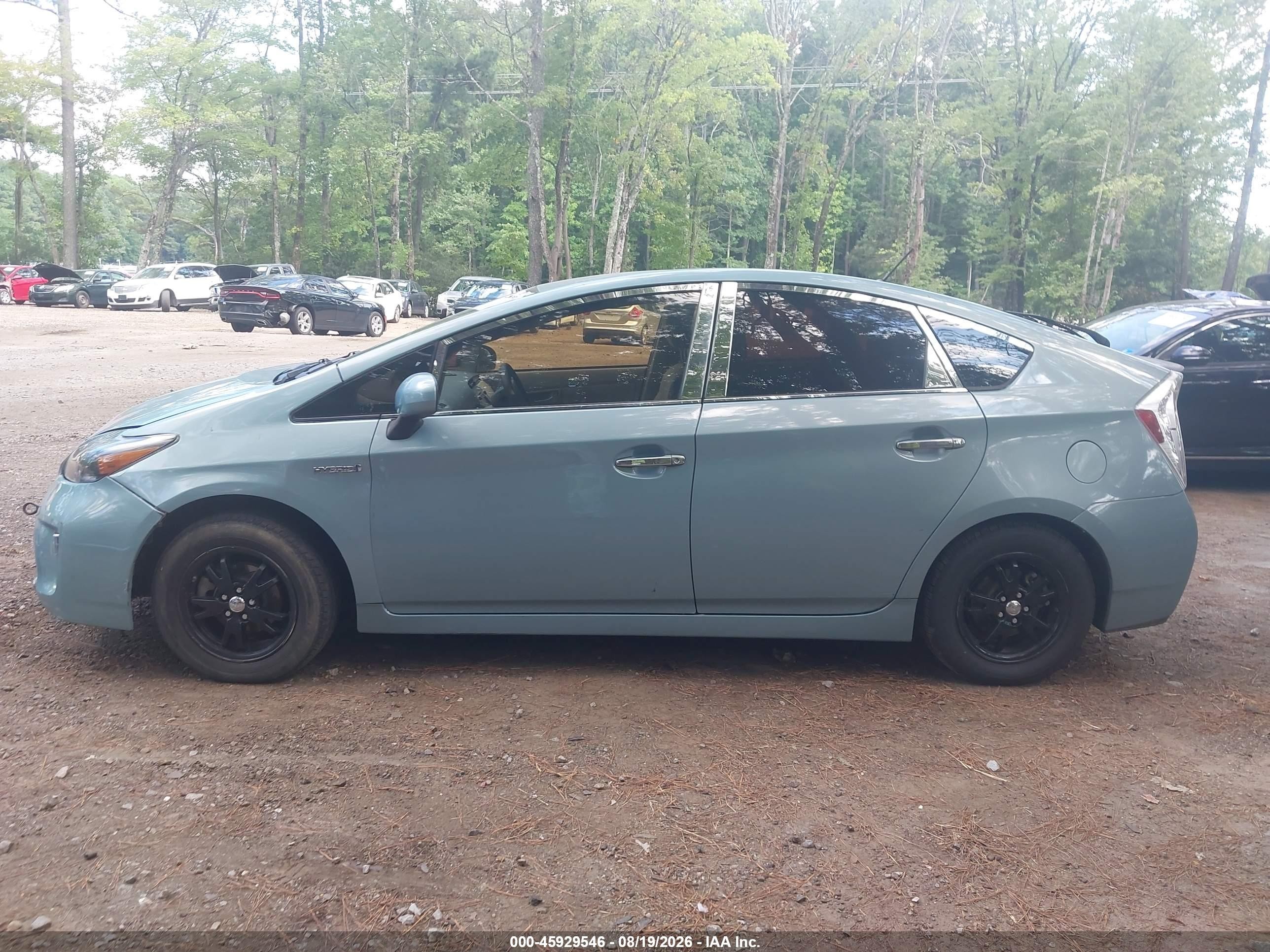 2012 Toyota Prius Two Teal vin: JTDKN3DU2C1539971