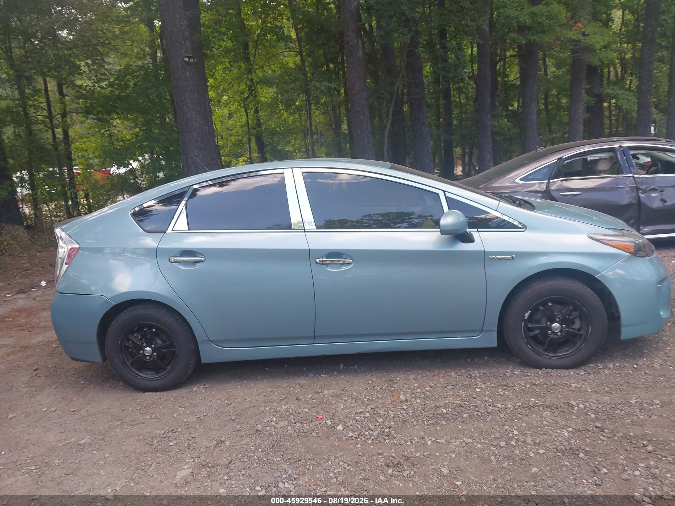 2012 Toyota Prius Two Teal vin: JTDKN3DU2C1539971