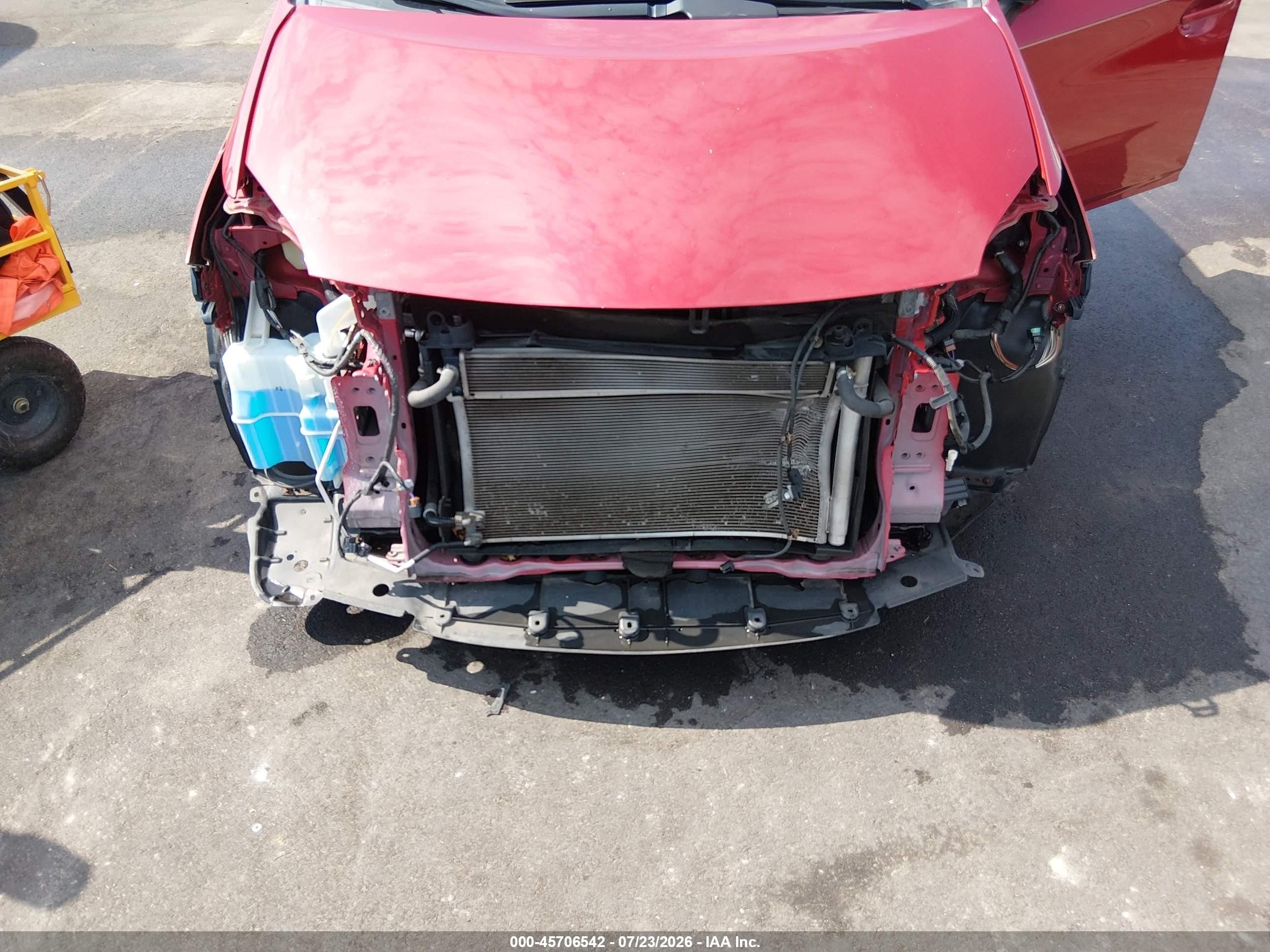 2012 Toyota Prius Two Red vin: JTDKN3DU2C1541686