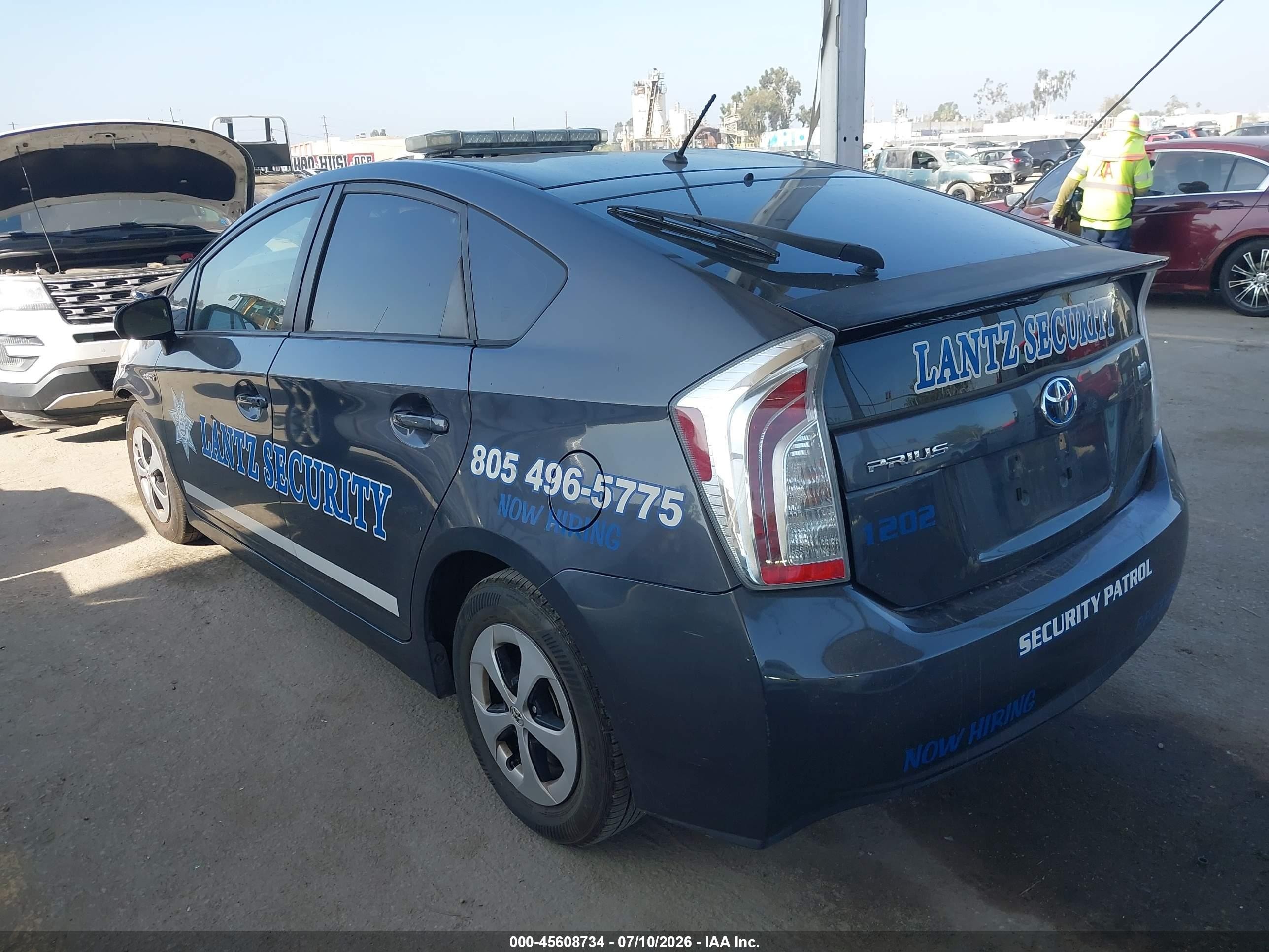 2012 Toyota Prius Two Gray vin: JTDKN3DU2C1543177
