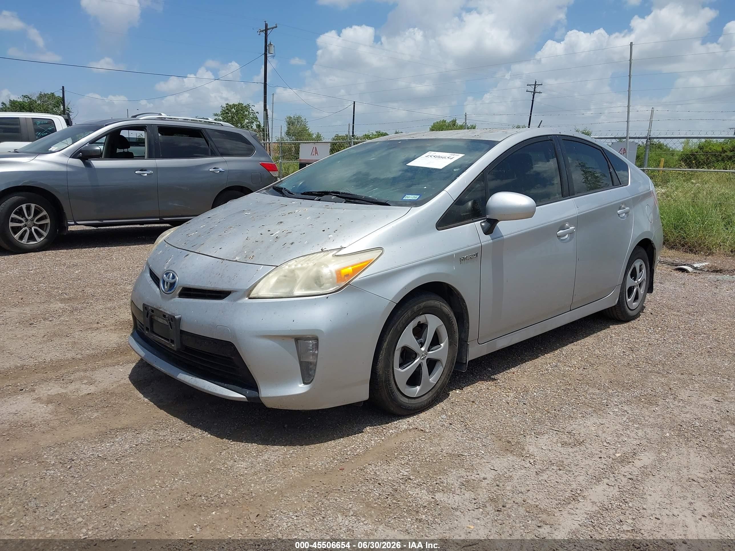 2012 Toyota Prius Three Silver vin: JTDKN3DU2C1545172