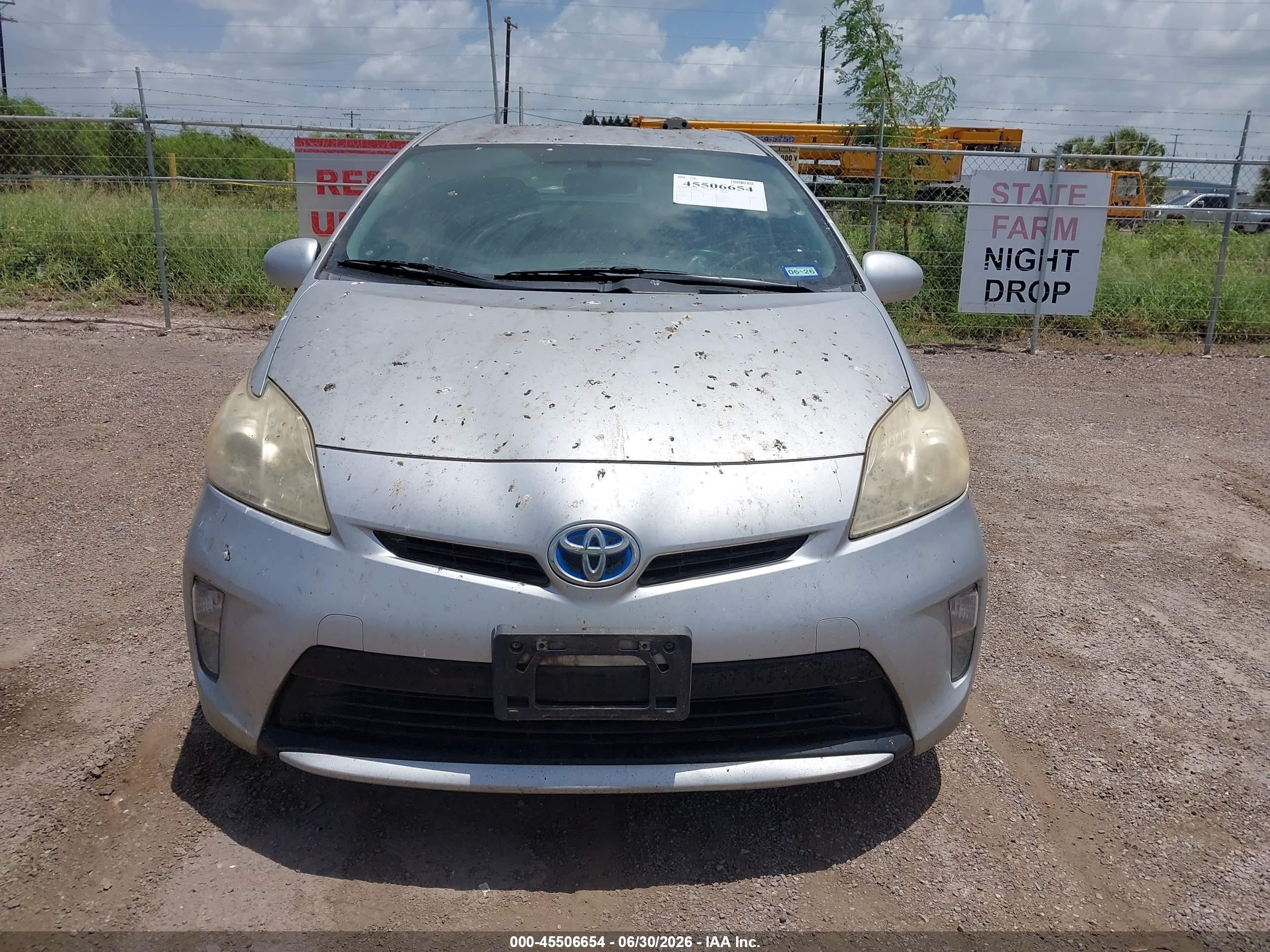 2012 Toyota Prius Three Silver vin: JTDKN3DU2C1545172